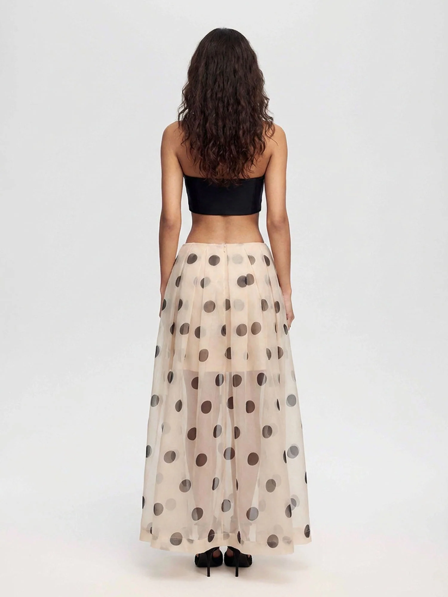 Polka Dot Tube Top Set