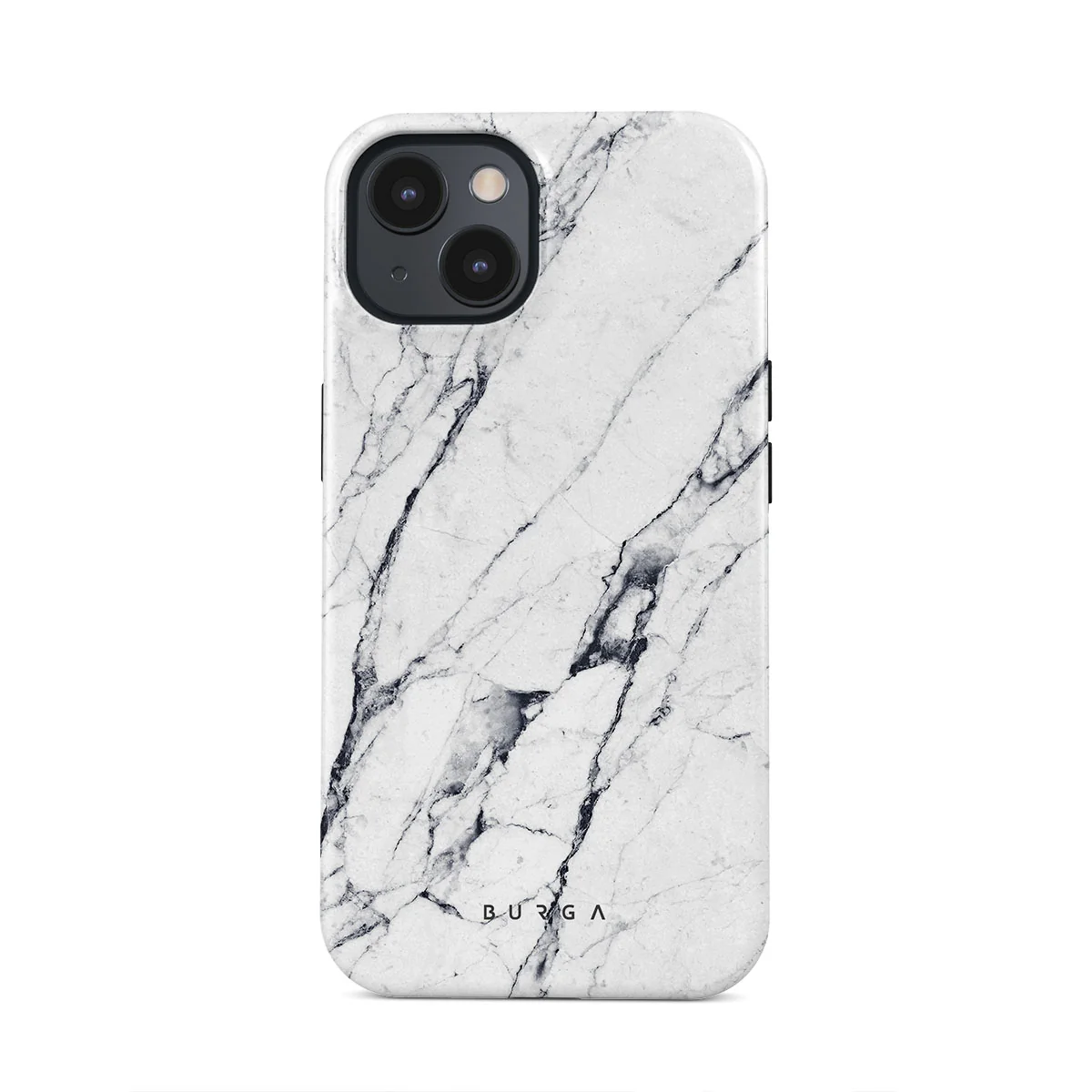Satin White - Marble iPhone 13 Mini ケース