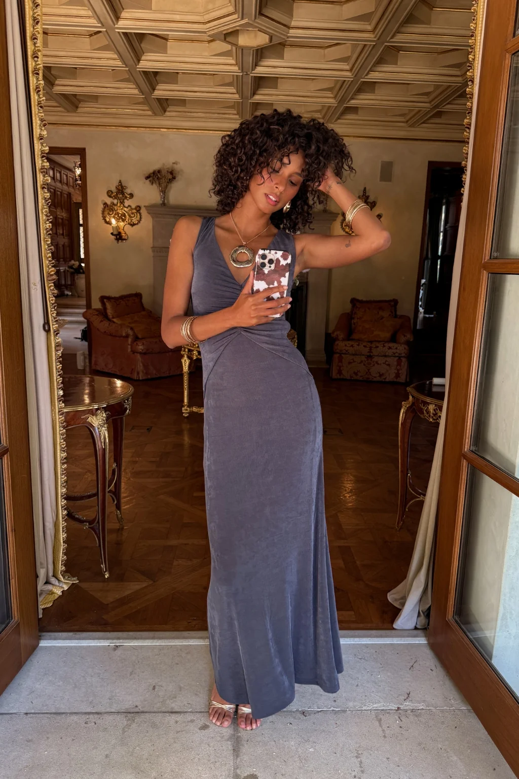 Reese Slate Maxi Dress