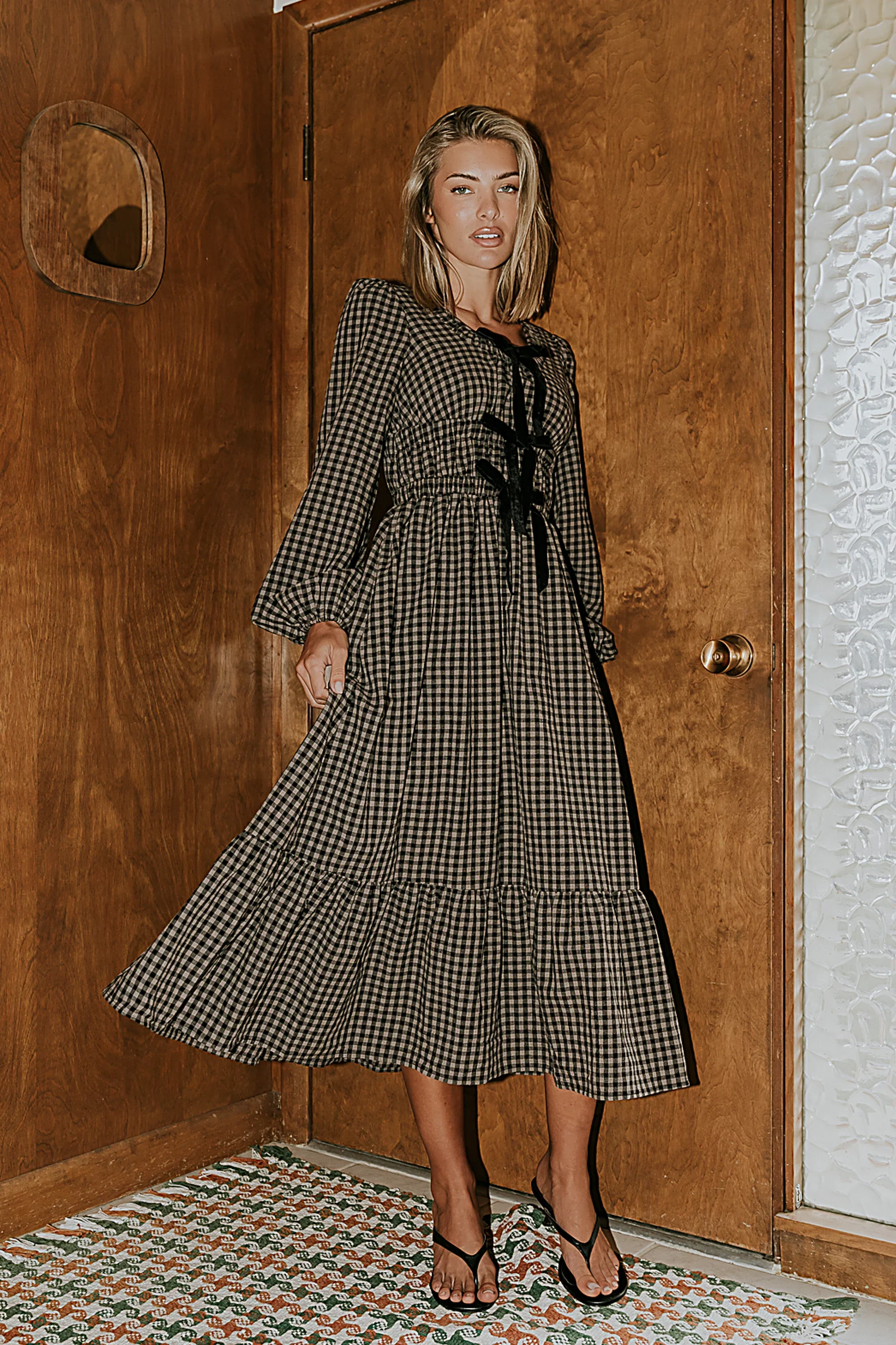 Anista Anne Maxi Dress in Black