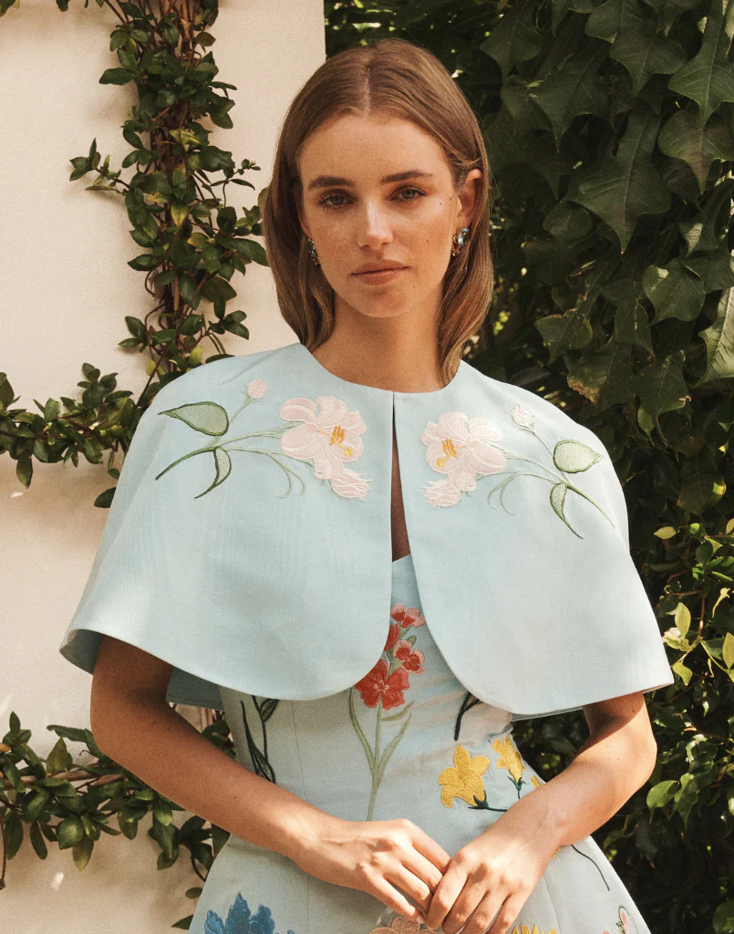 Promenade Embroidered Capelet