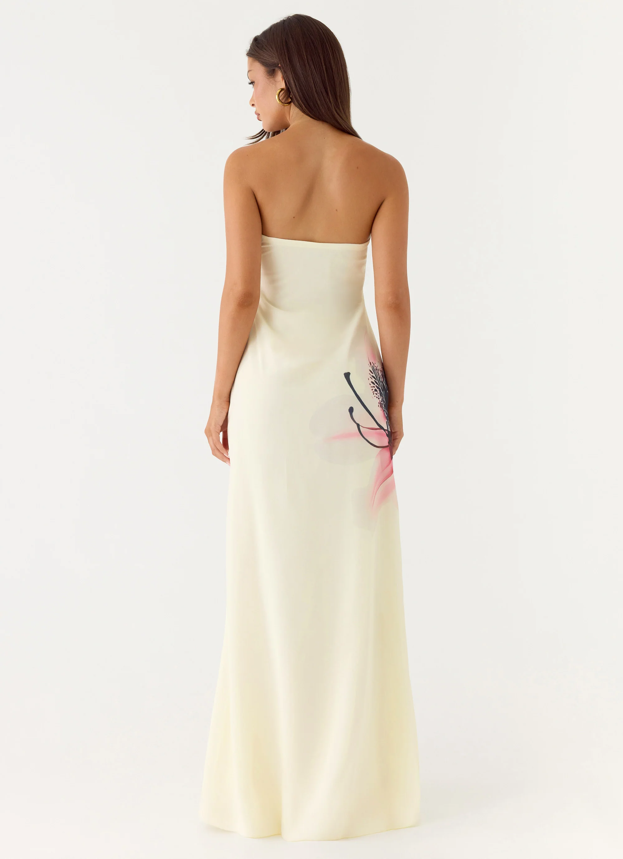 Lariettea Strapless Maxi Dress - Velvet Bloom