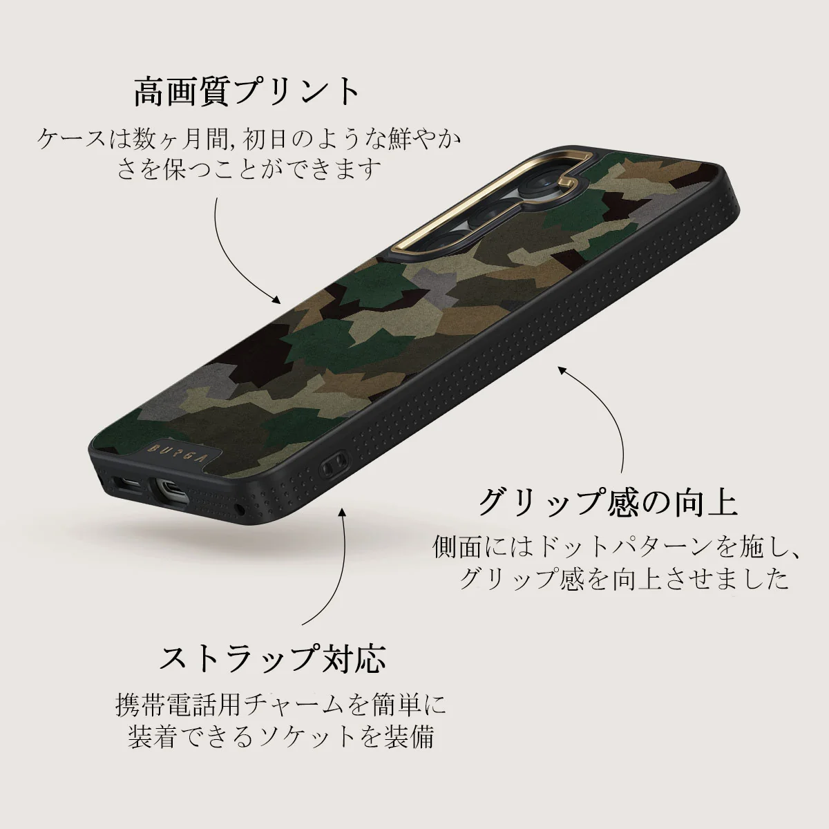 Tropical Green Camo - Samsung Galaxy S25 Plus ケース
