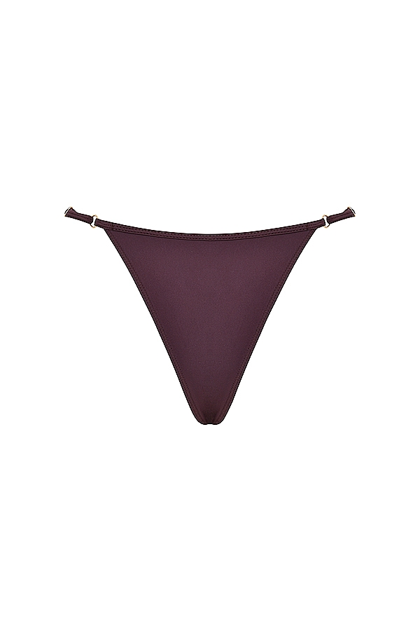 Cacao Thong Bikini Bottom