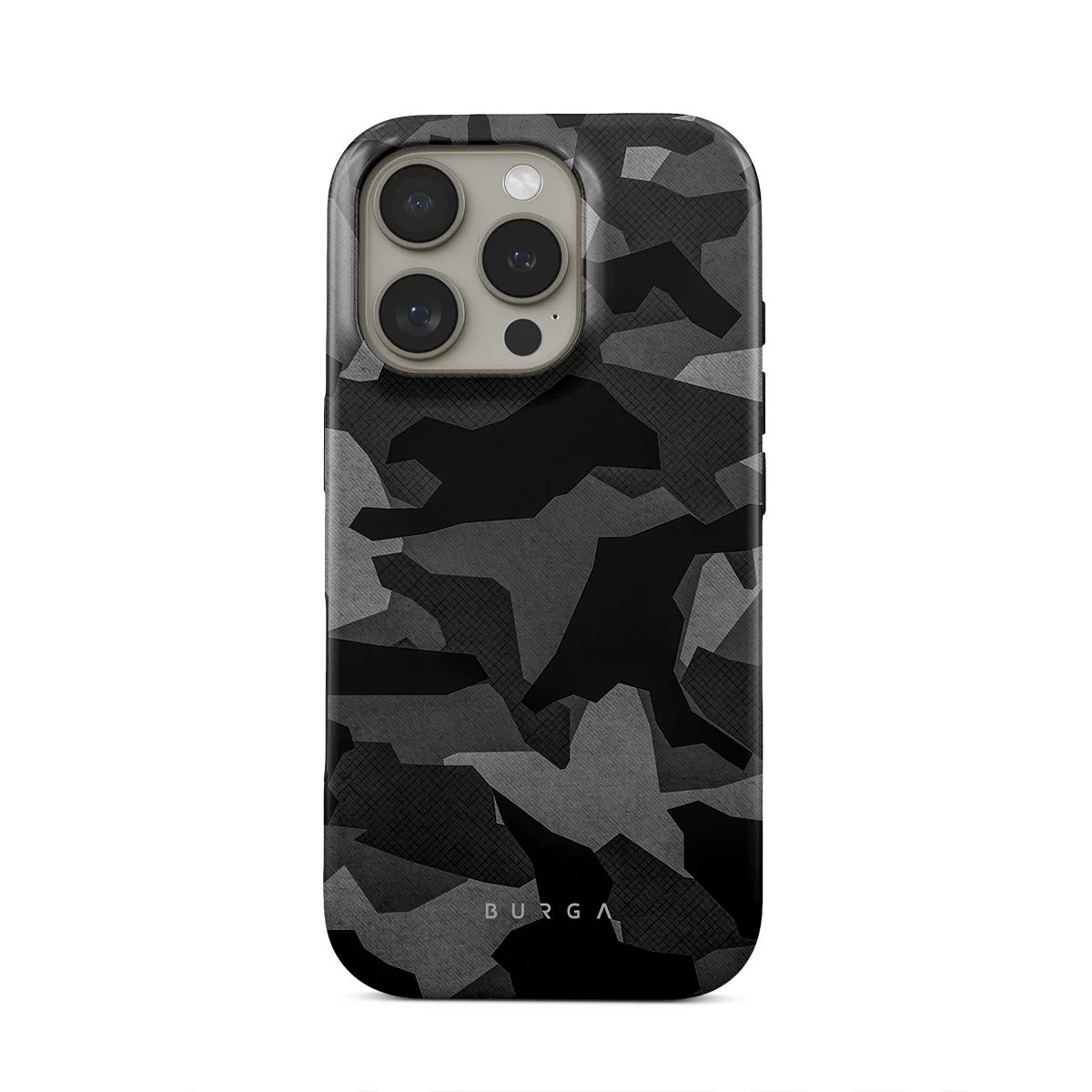 Night Black Camouflage - iPhone 16 Pro ケース