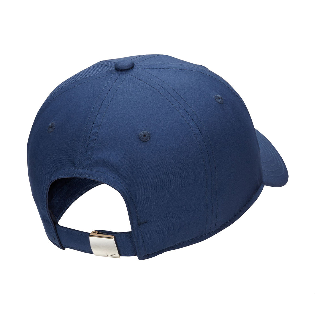 NIKE Dri-Fit Club Unstructured Metal Swoosh Cap NAVY