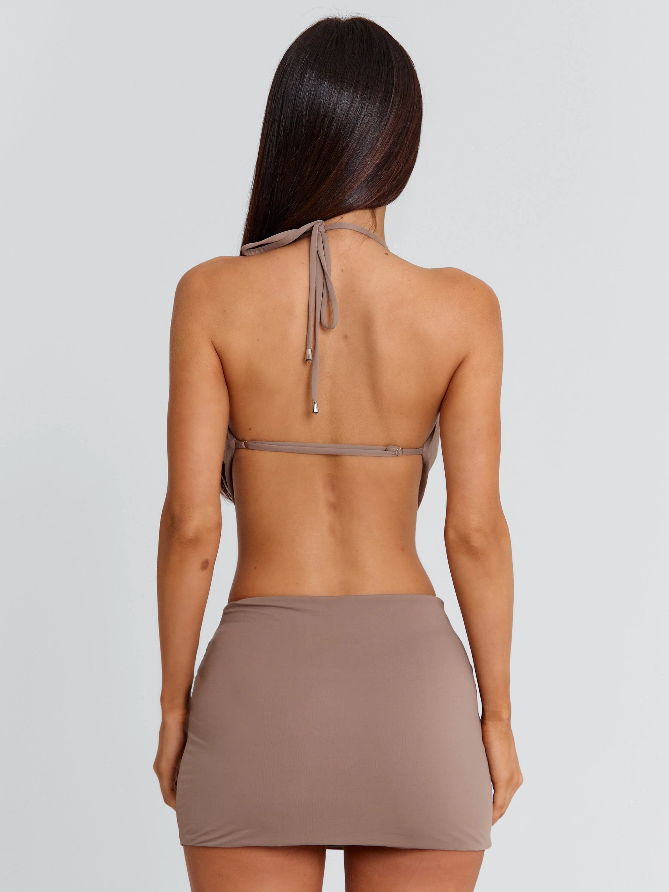Elly Mini Dress Brown