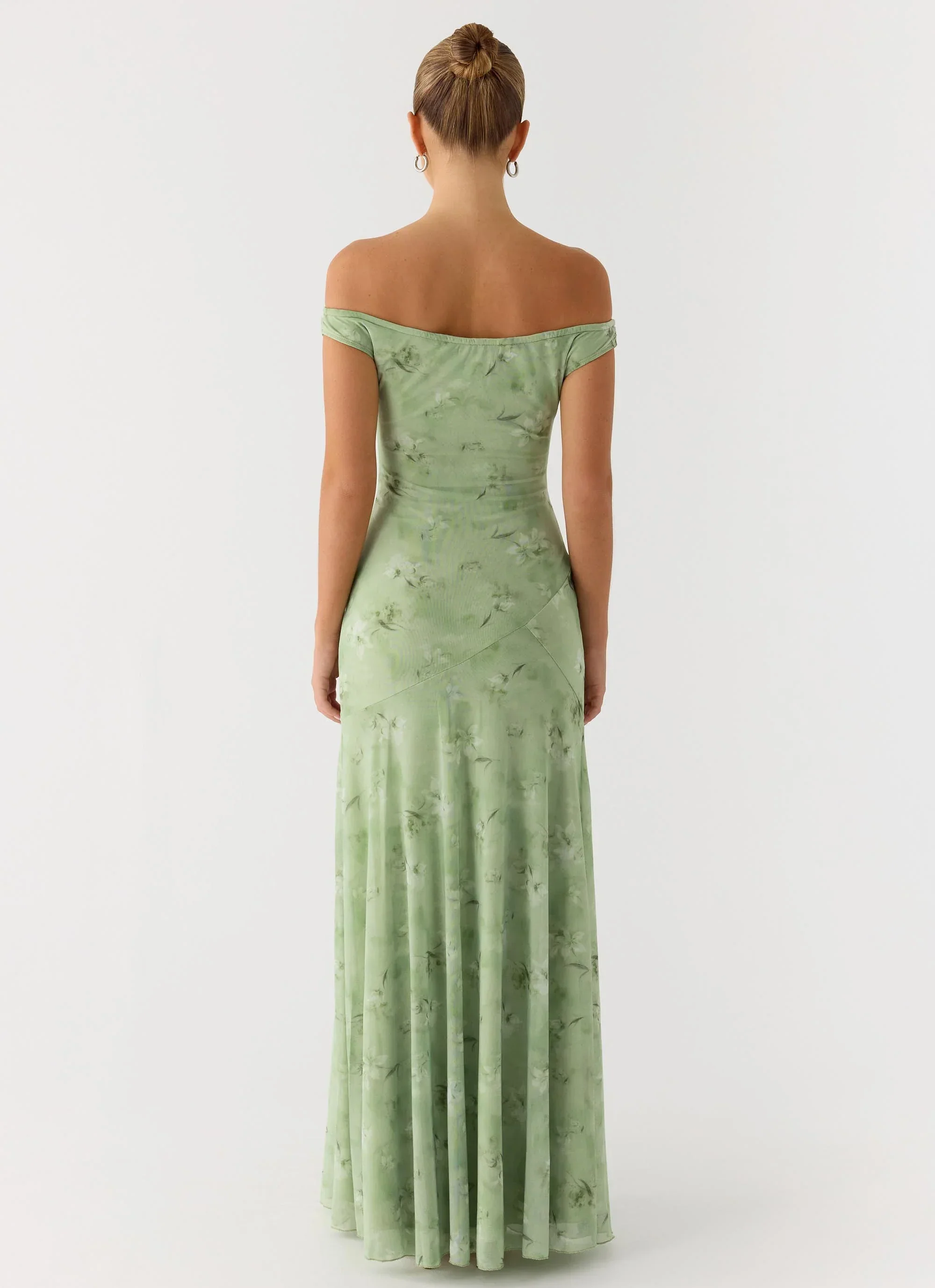 Wasting Time Maxi Dress - Blurred Lime - luluinthesky