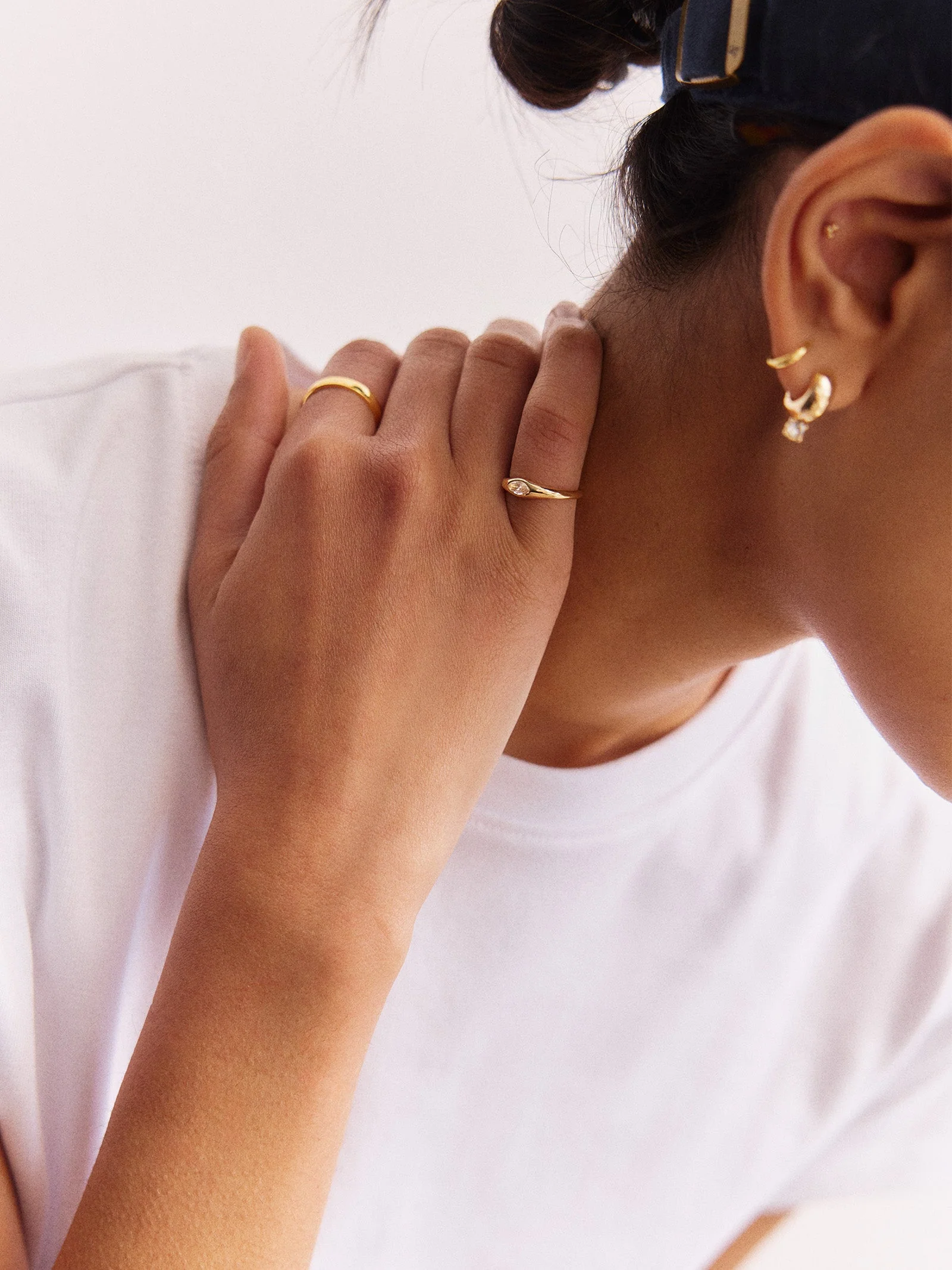 Niecy Gold Pinky Ring - Niecy Gold Pinky Ring