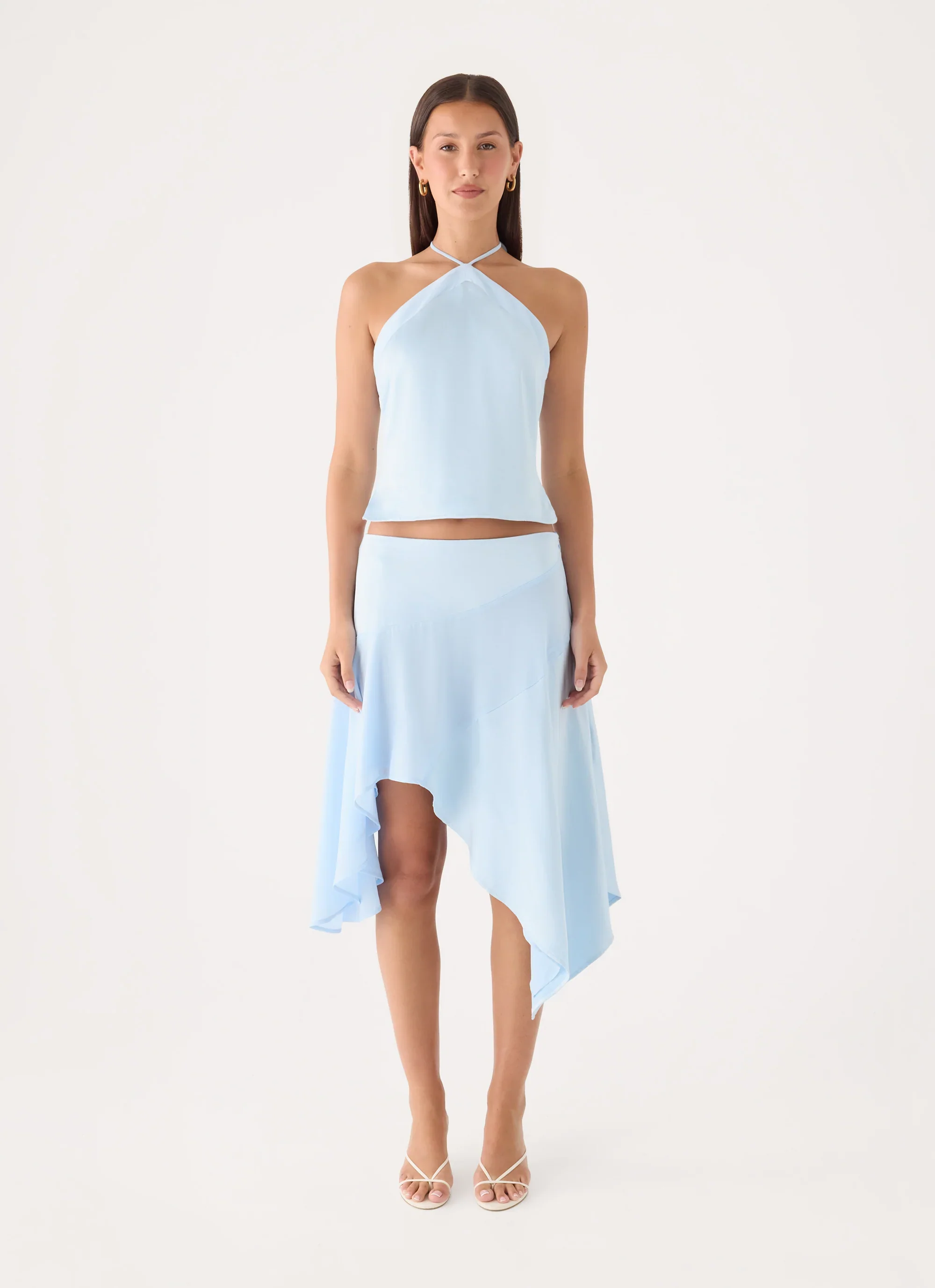 Klose Midi Skirt - Baby Blue