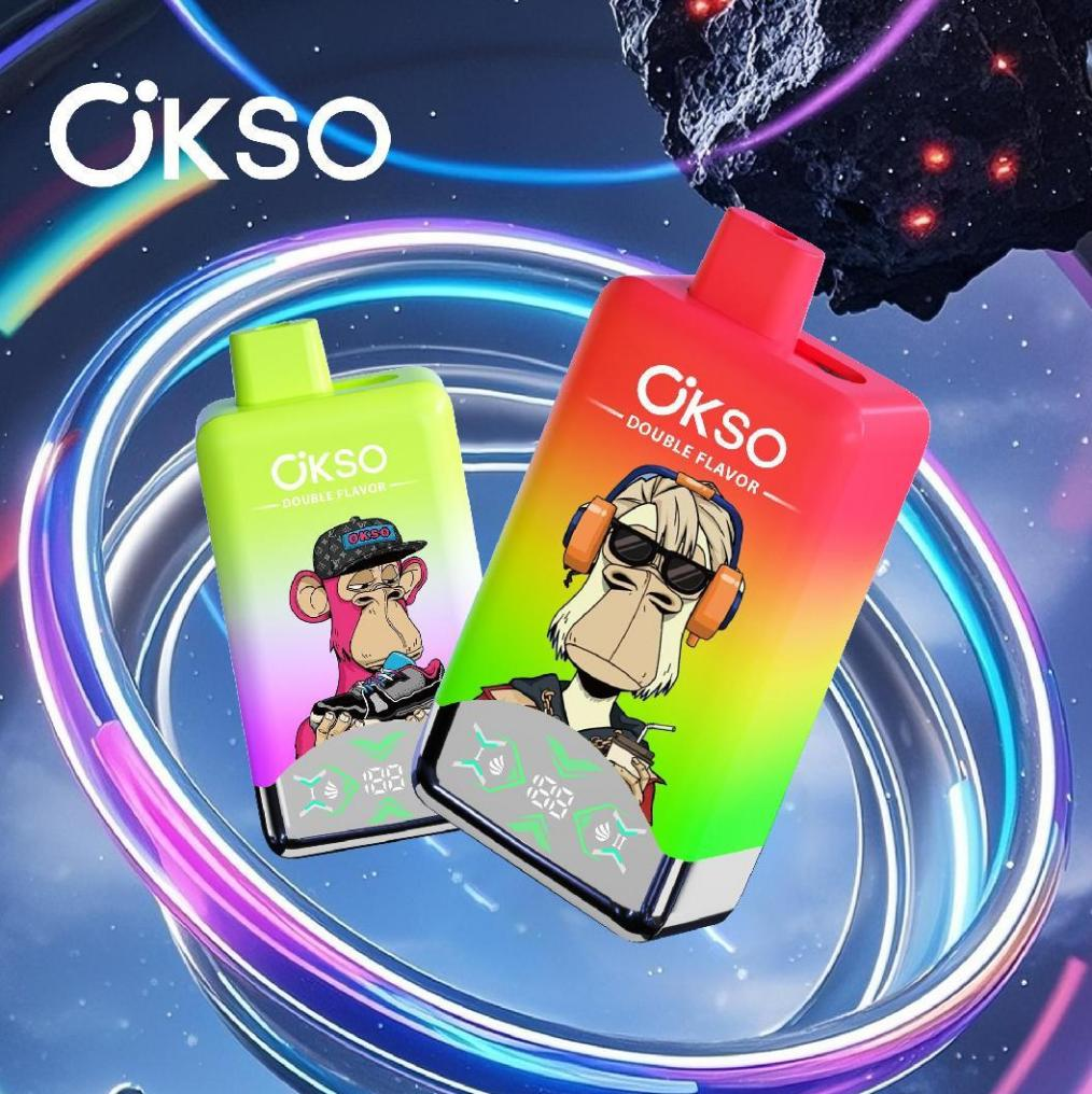 OKSO Double Flavor 60K Vape – Rechargeable LED