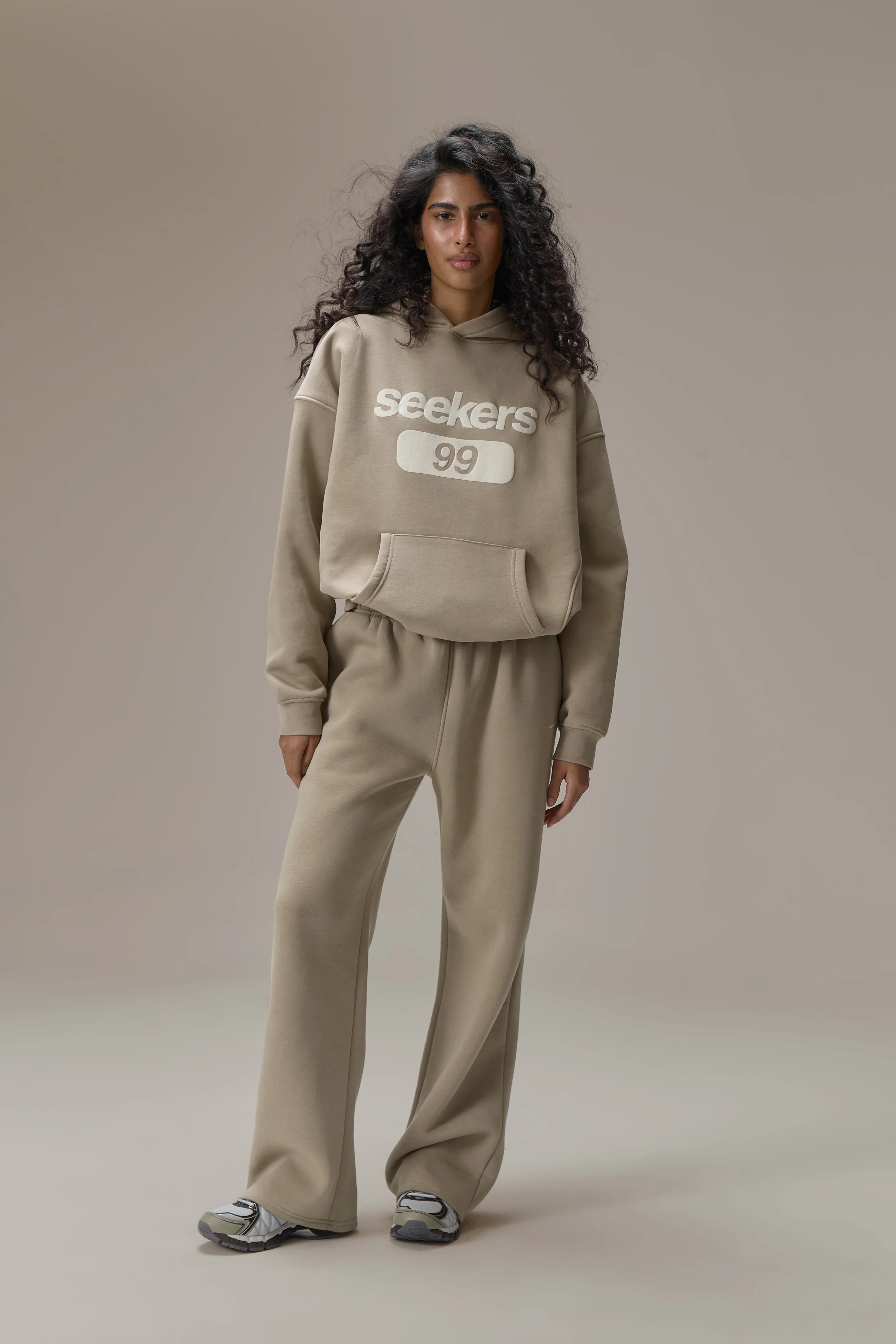 Seekers Tabby Original Hoodie in Beige