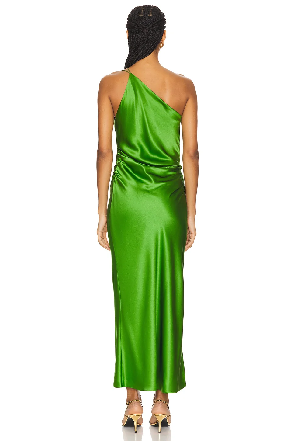 One Shoulder Cowl Dress