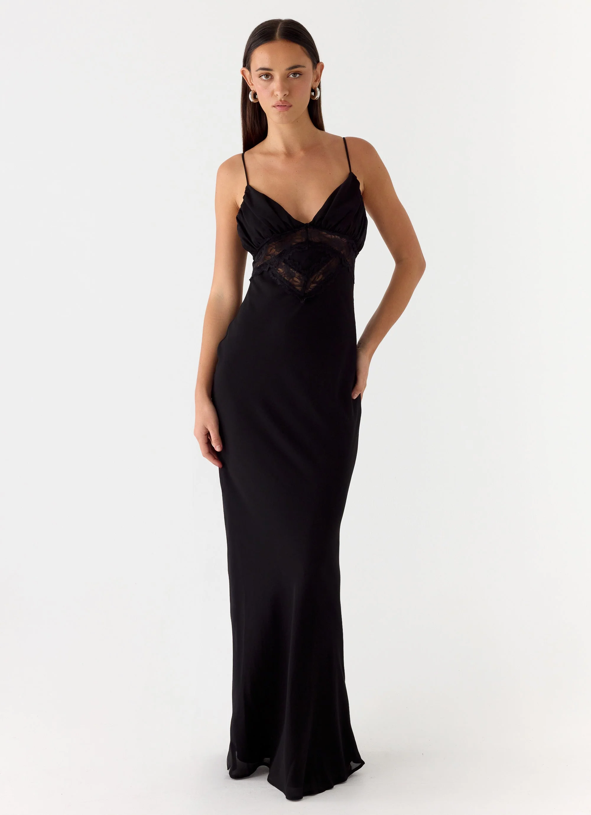 Opulent Maxi Dress - Black - luluinthesky