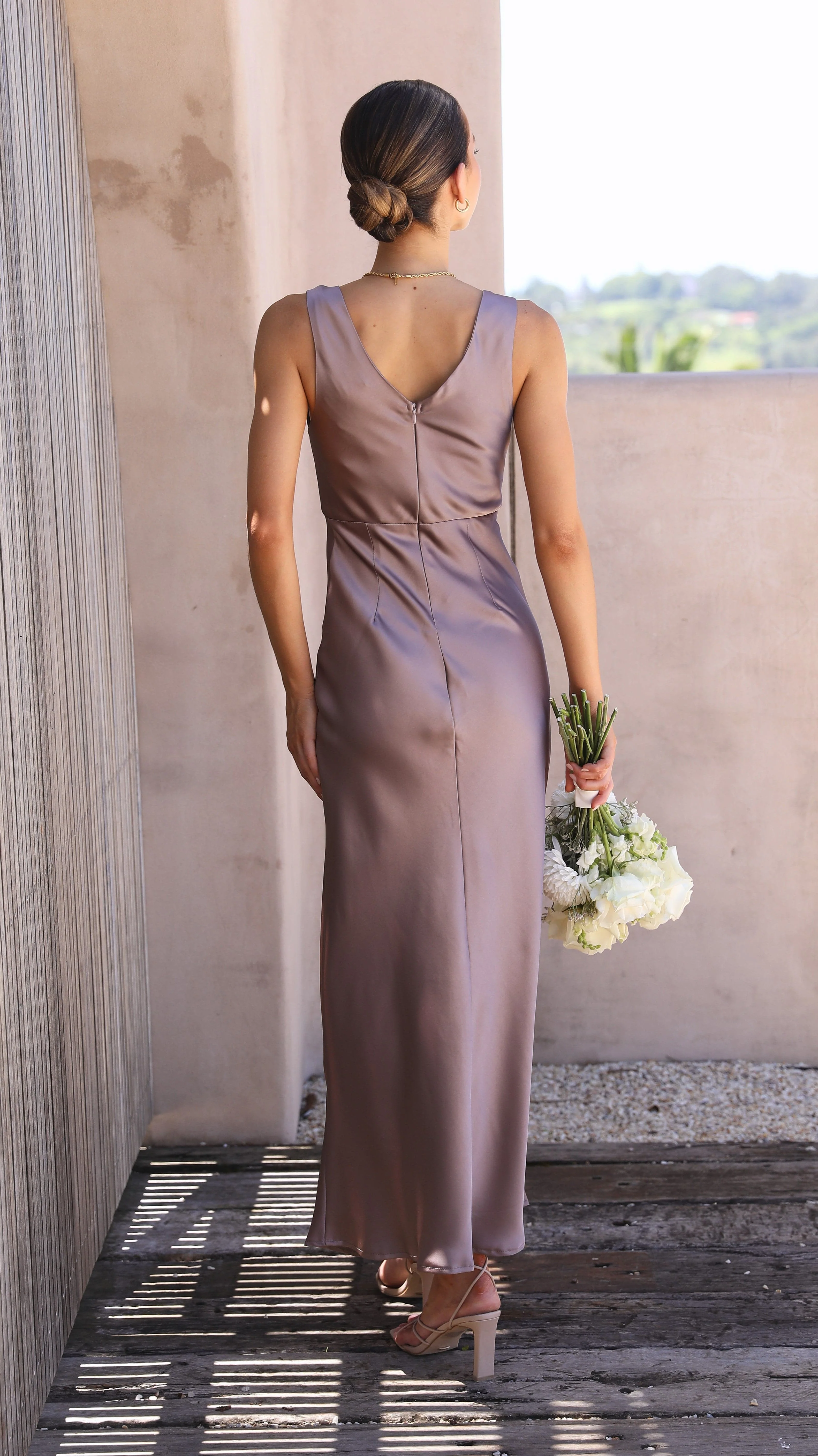 Taylor Maxi Dress - Mushroom