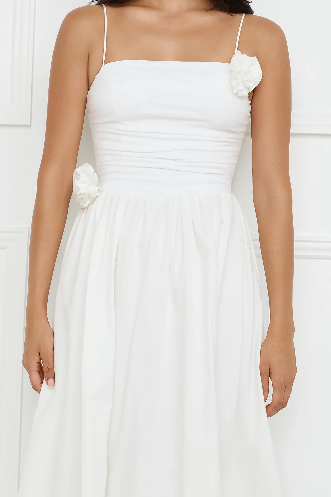 Trendsetter'S Way Maxi Dress White - luluinthesky