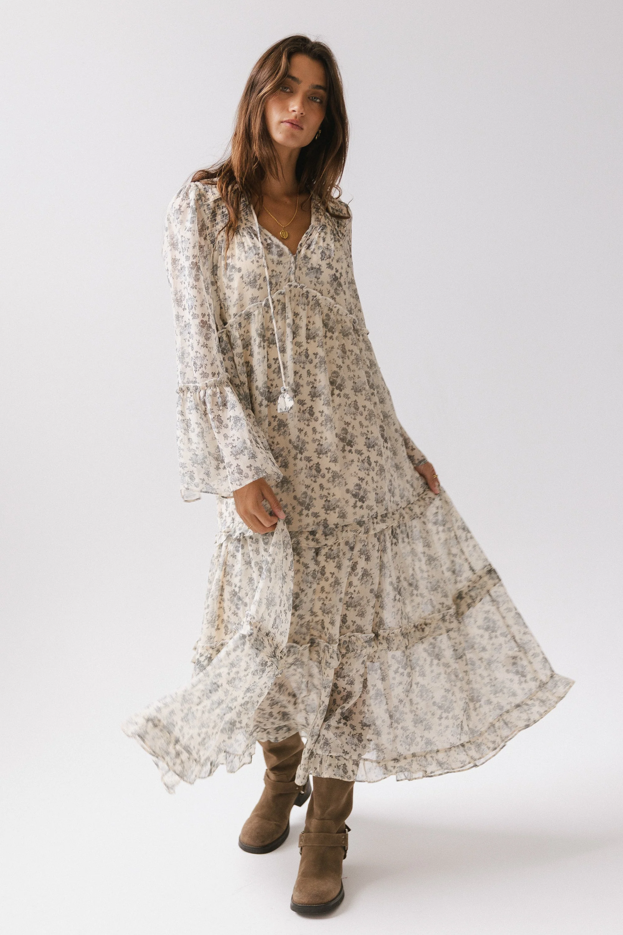 Luna Floral Maxi Dress