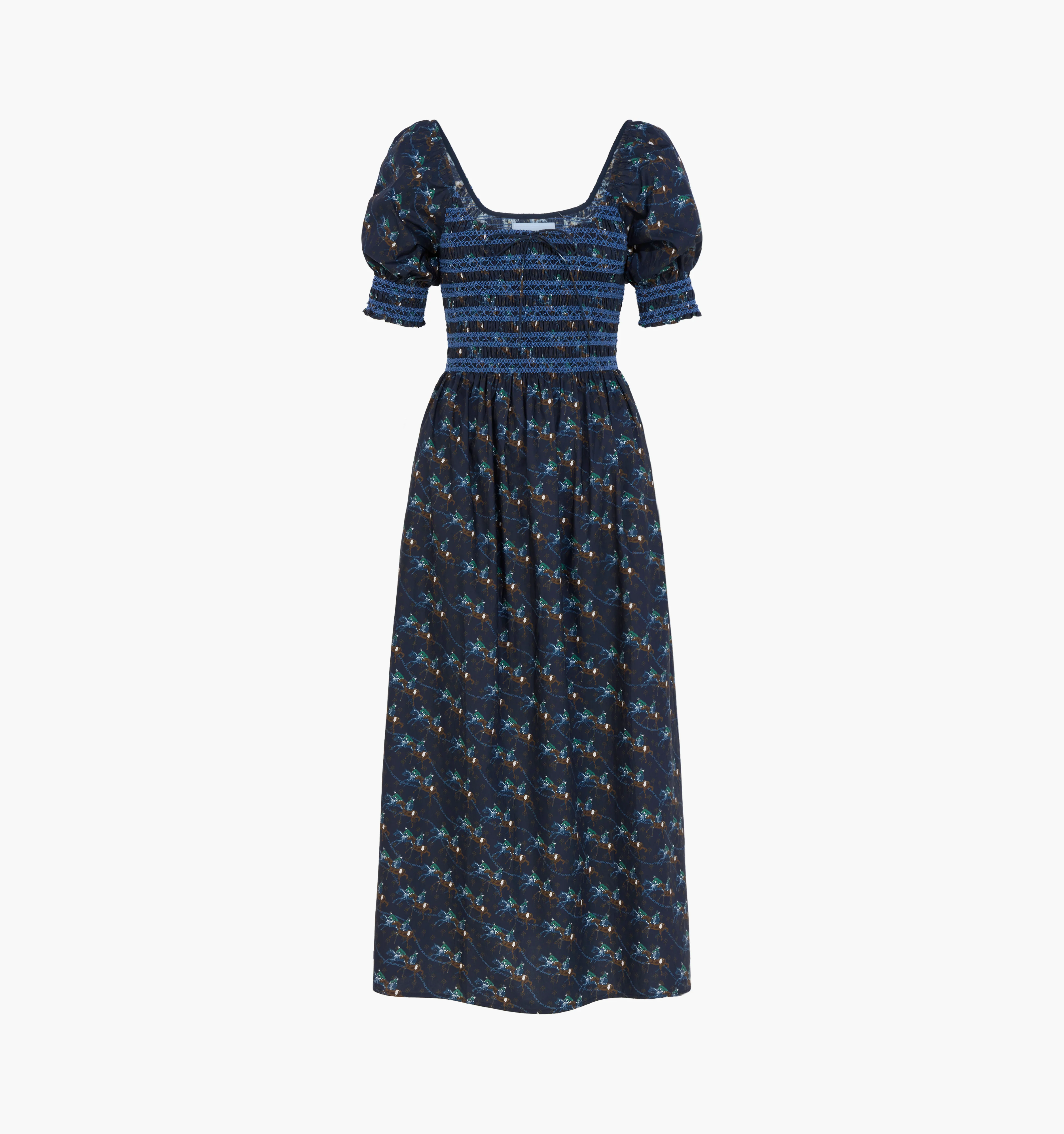 The Madeline Nap Dress -  Clydesdale Canter Navy