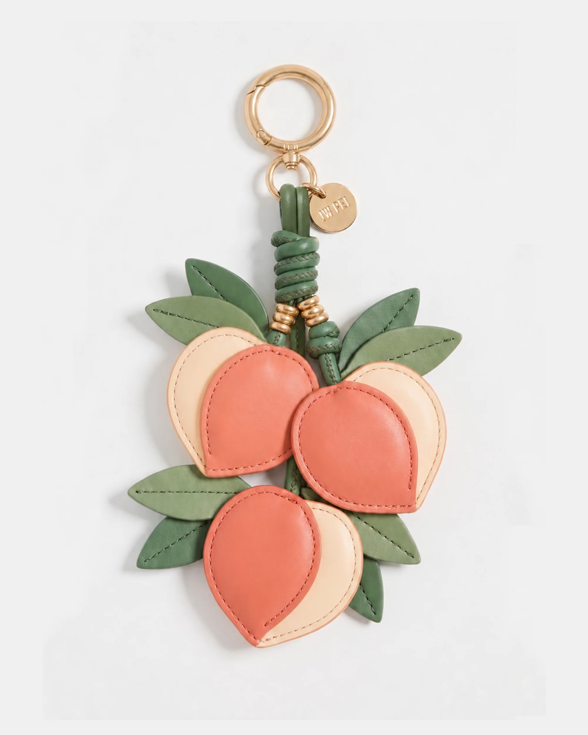 Peach Branch Bag Charm - Peach