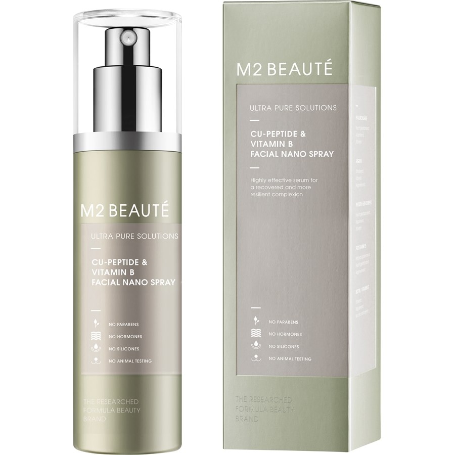 M2 BEAUTÉ Ultra Pure Solutions Cu-Peptide & Vitamin B Facial Nano Spray