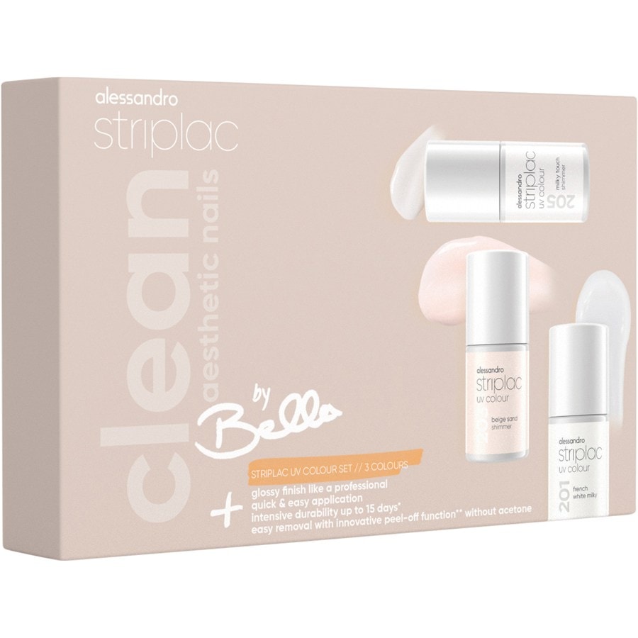 Alessandro Striplac UV Colour Zestaw kolorów do paznokci Clean Estetic