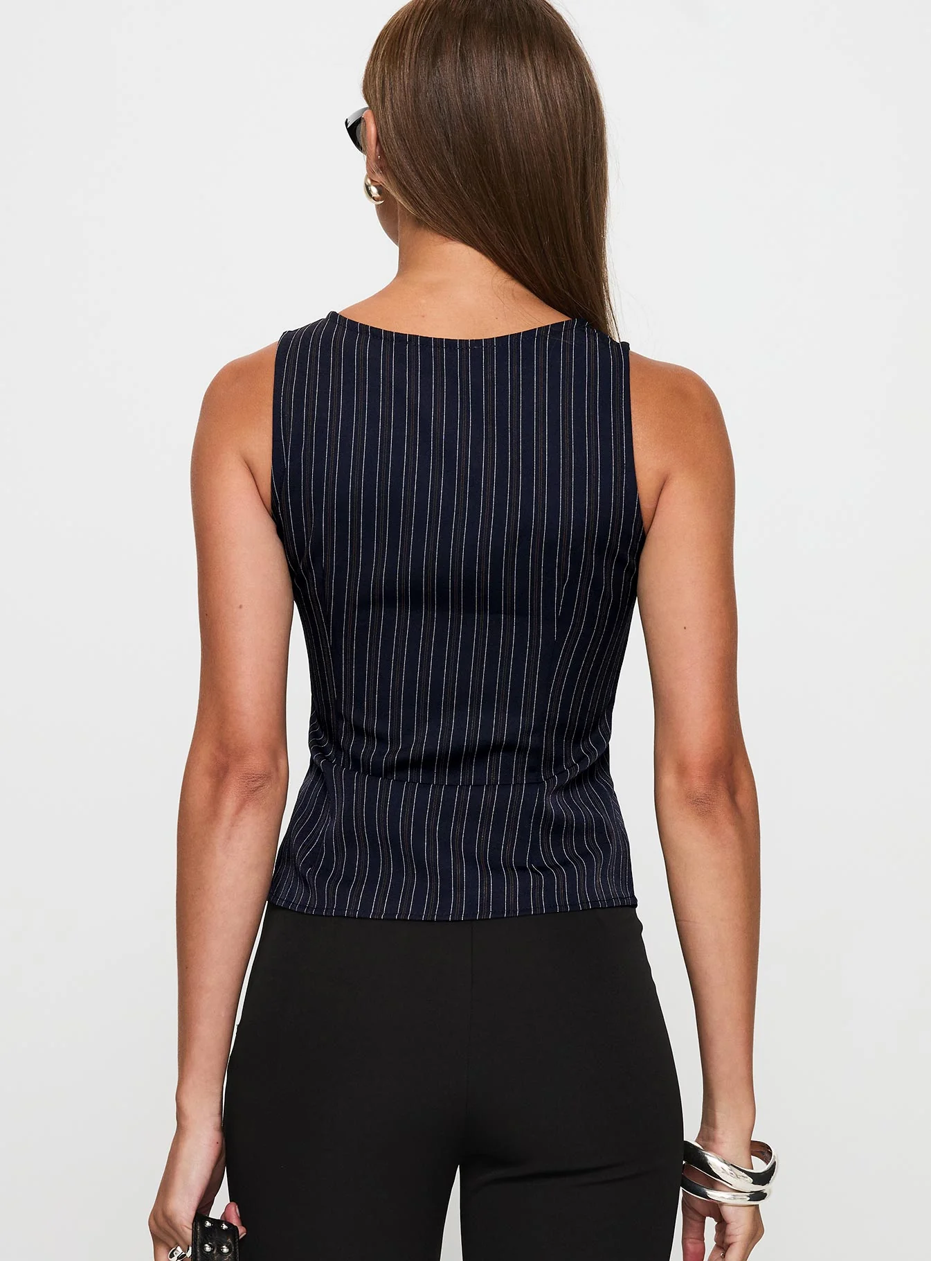 Running Wild Top Blue Stripe