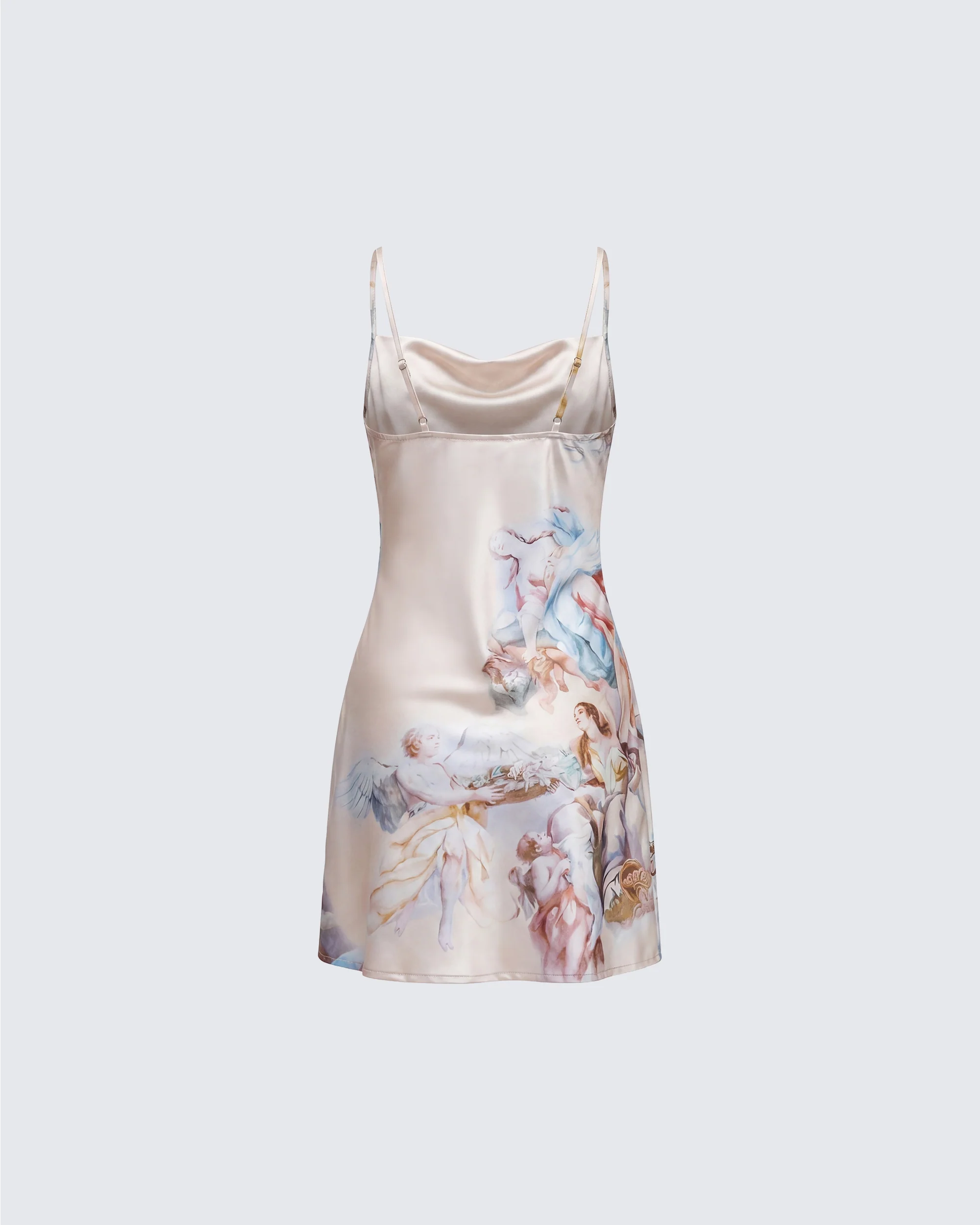 Melody Renaissance Print Mini Dress