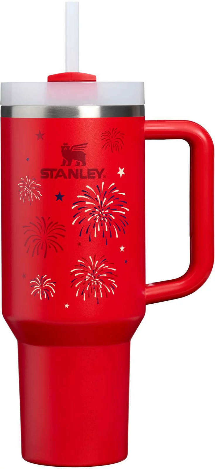 Stanley 40 oz. Quencher H2.0 FlowState Tumbler - Chili Red Fireworks