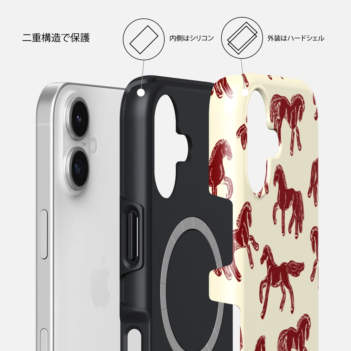 Mustang - iPhone 17 ケース