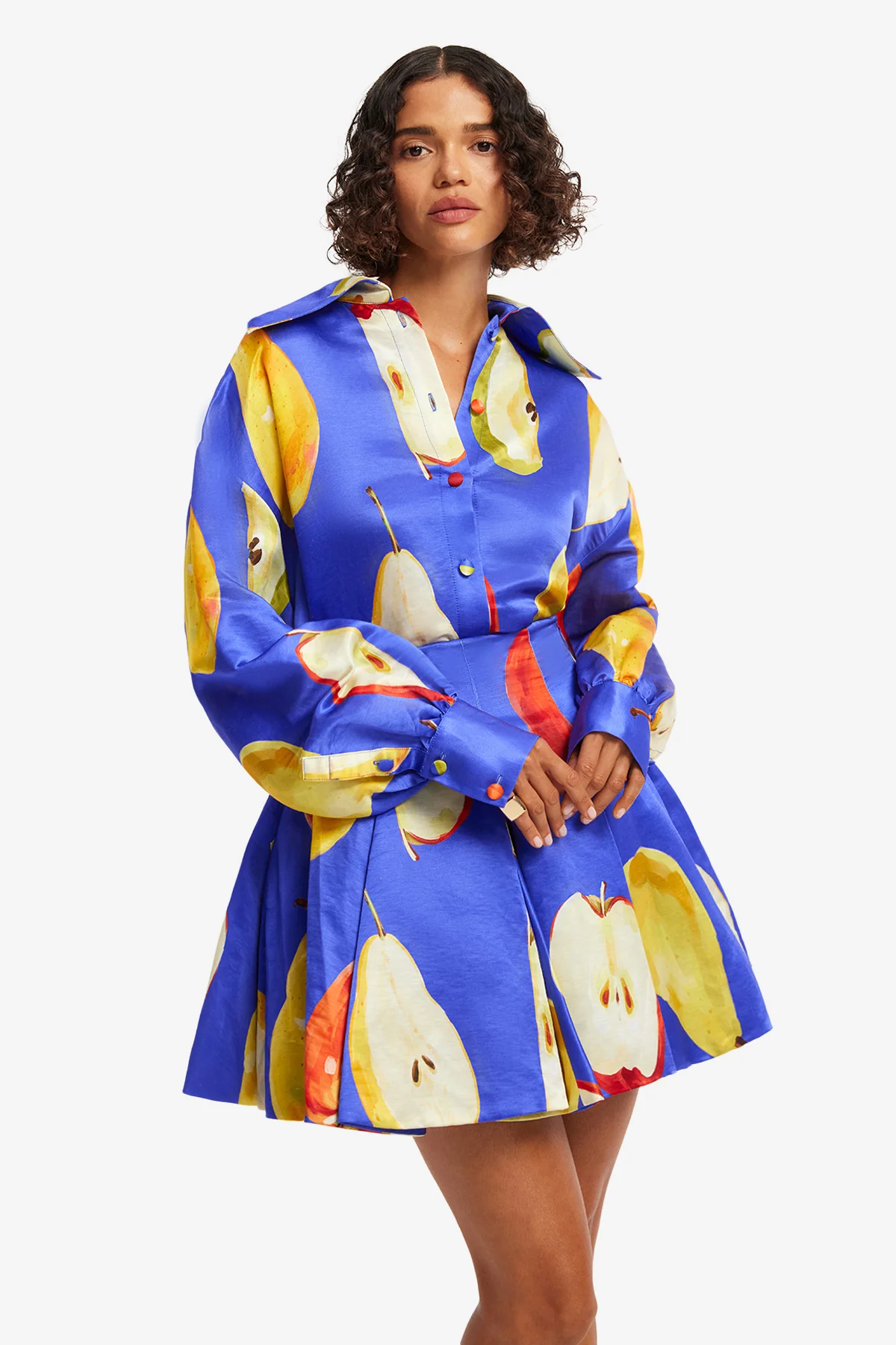 Kaity Skirt - Pear Print
