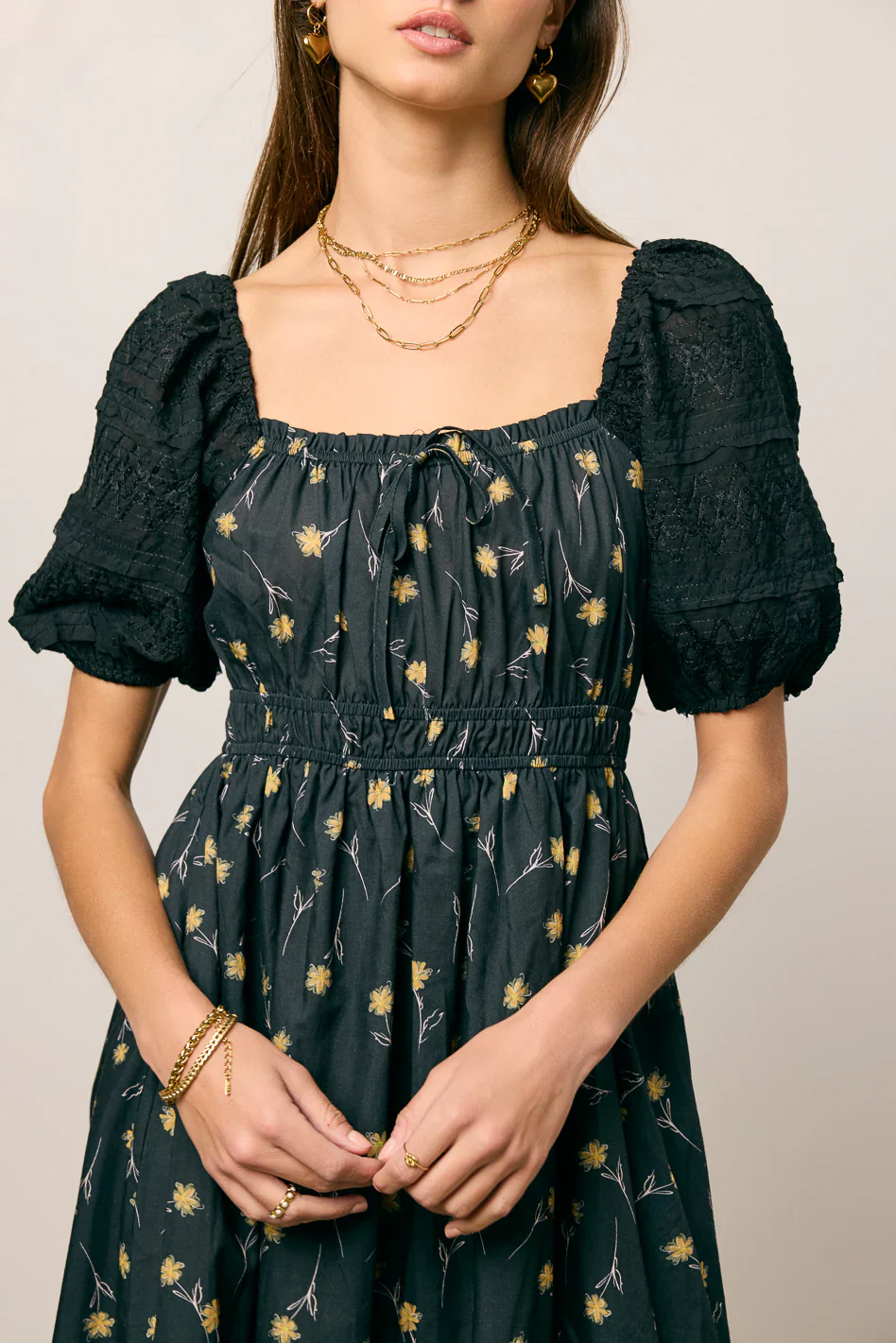 Rebekah Floral Midi Dress