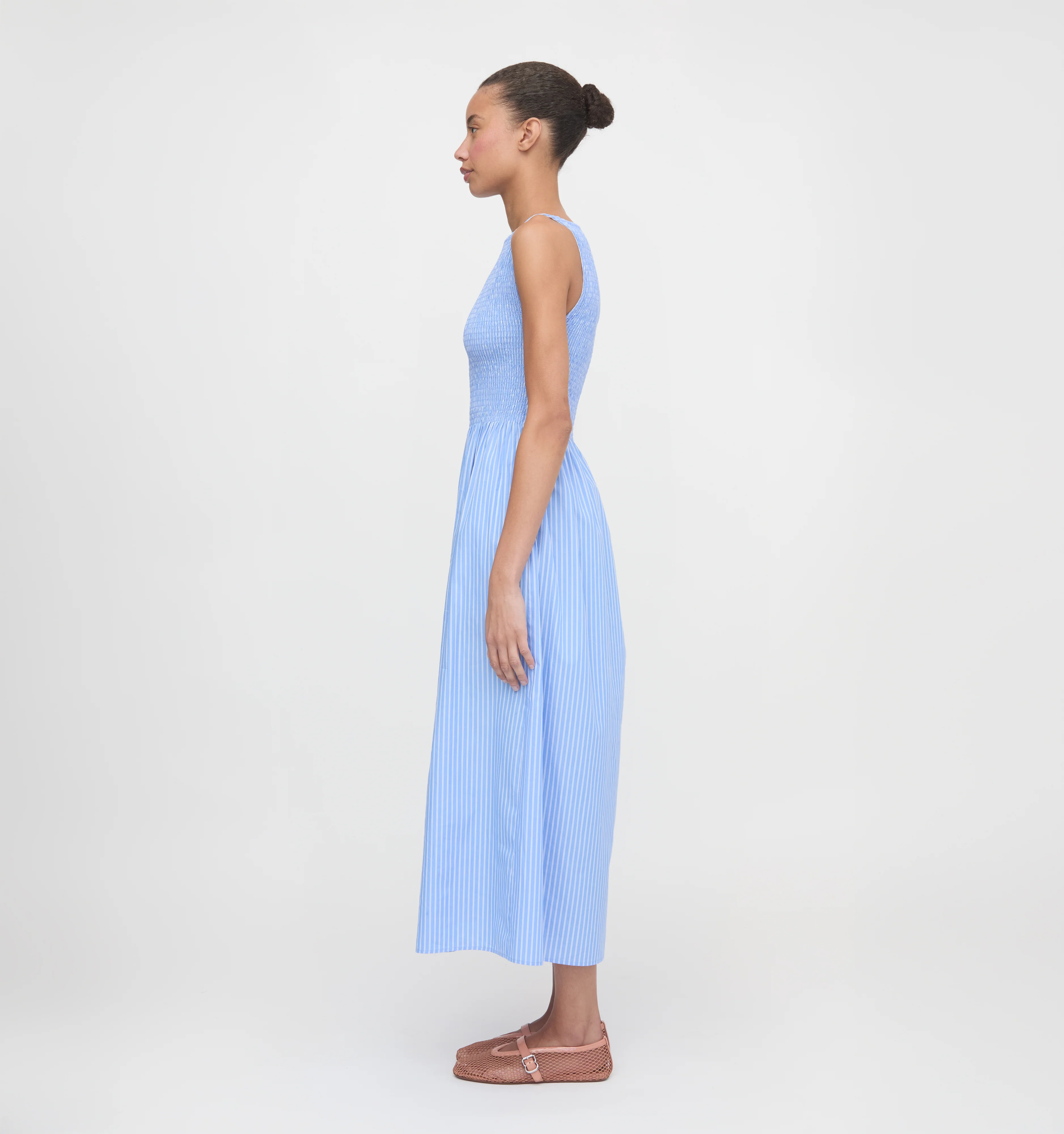 The Cosima Nap Dress - Blue Stripe