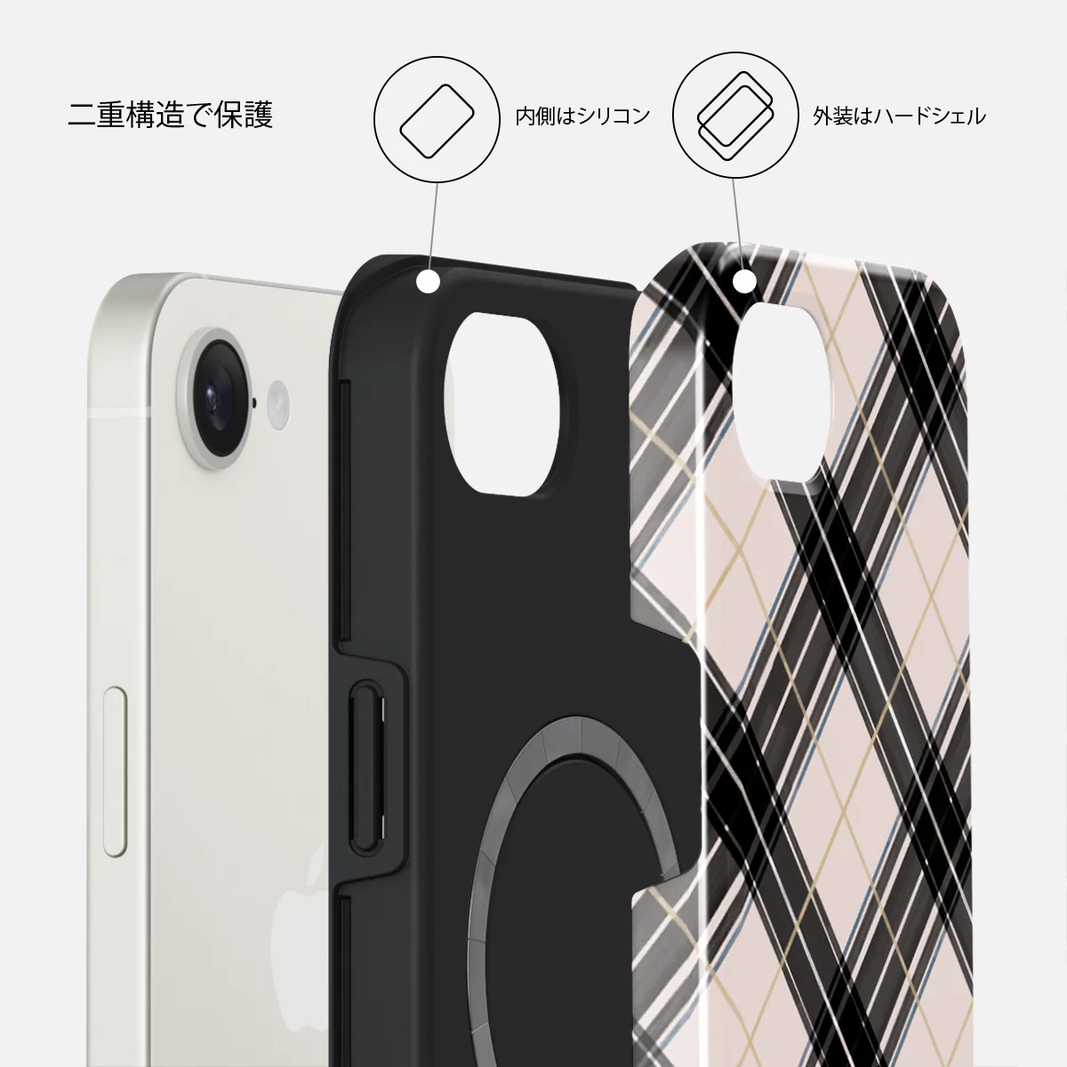 Plaid Please - iPhone 17e ケース