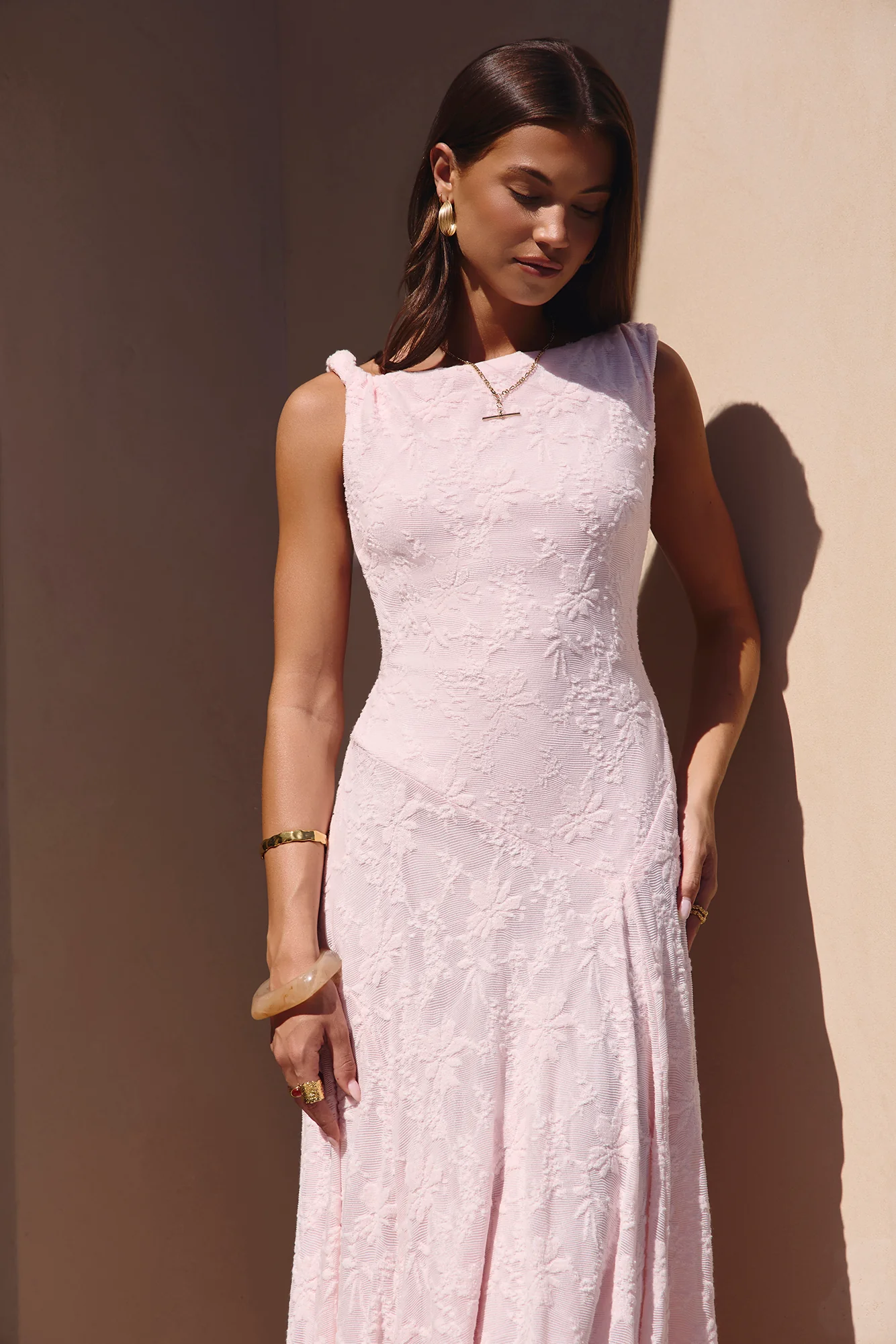 Soft Feelings Maxi Dress Pink - luluinthesky