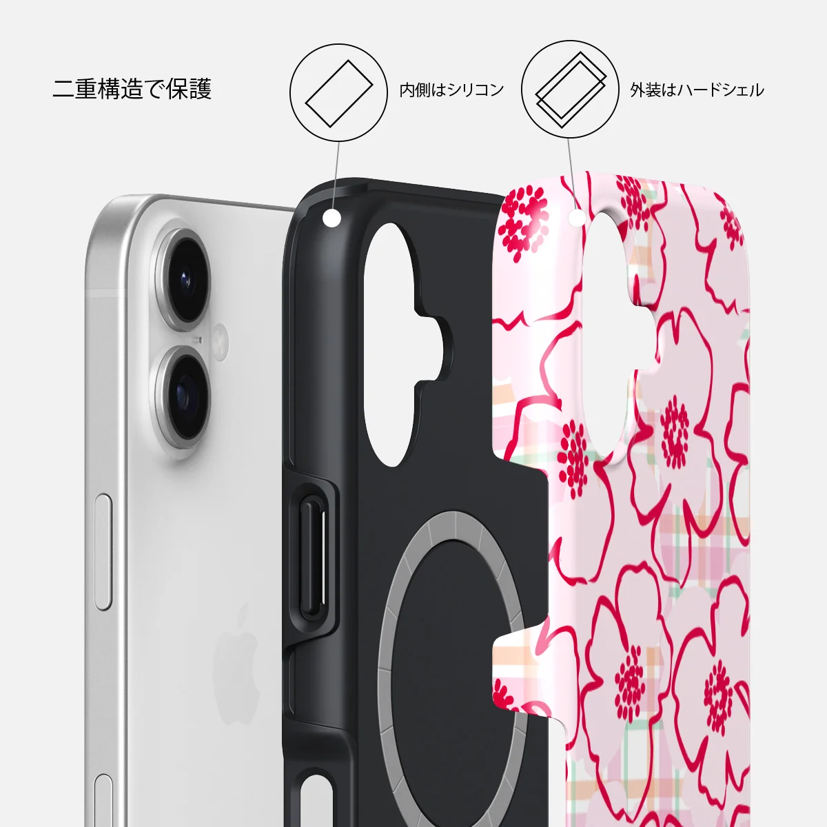 Flower Girl - iPhone 17 ケース