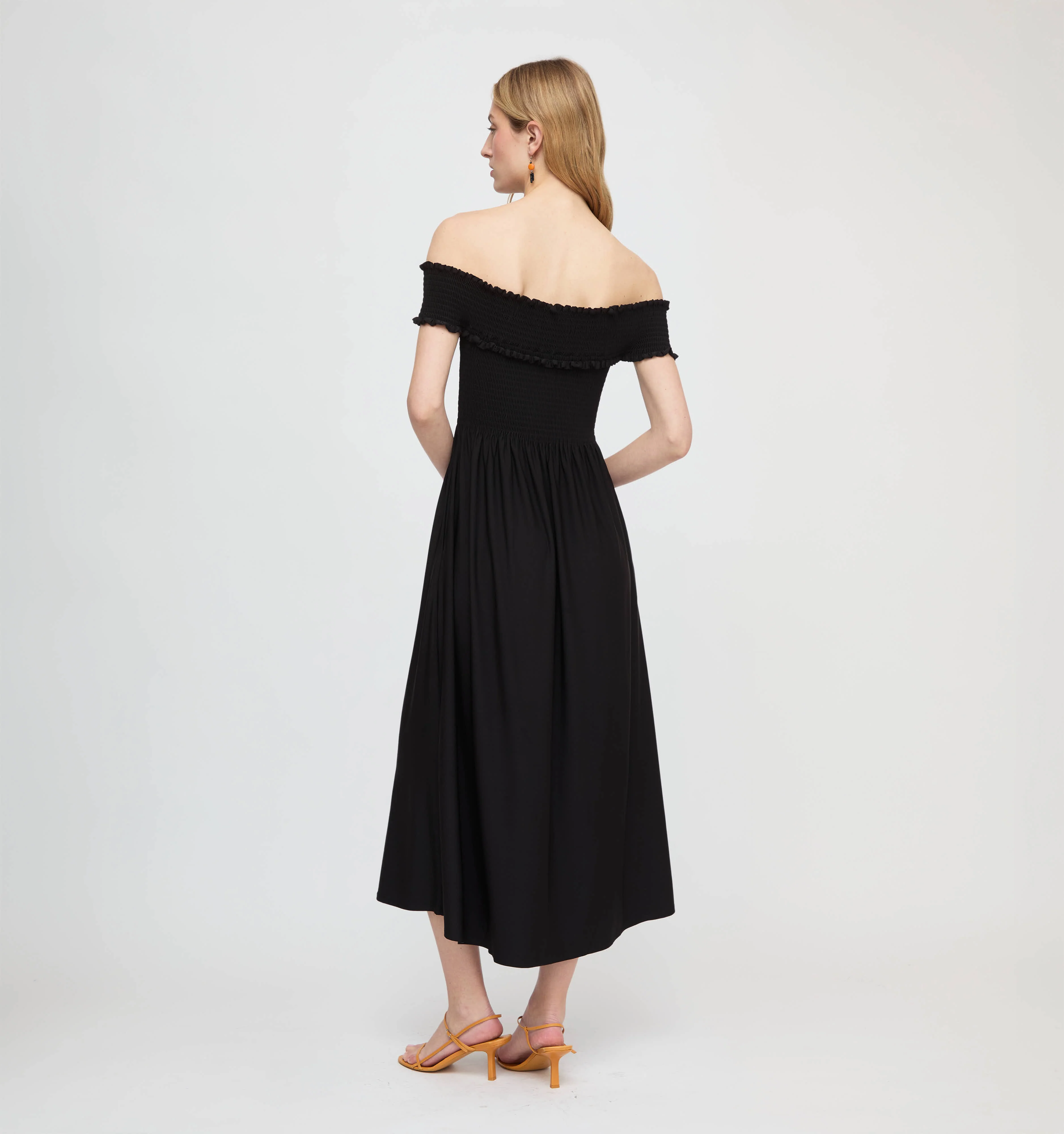 The Marguerite Nap Dress - Black