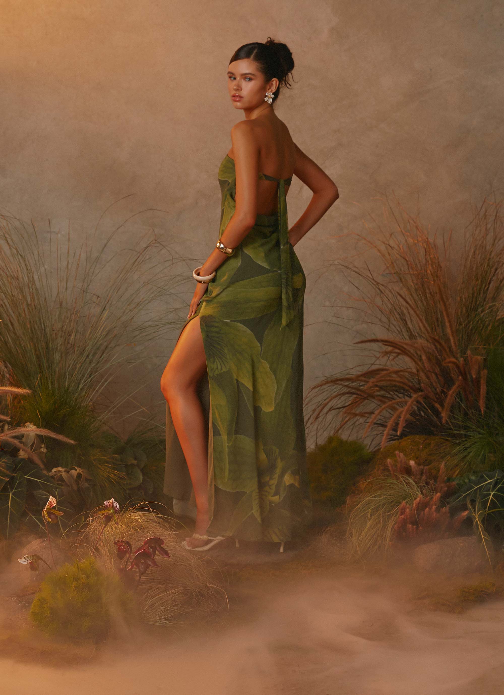 Nettle Maxi Dress - Tropic Floral