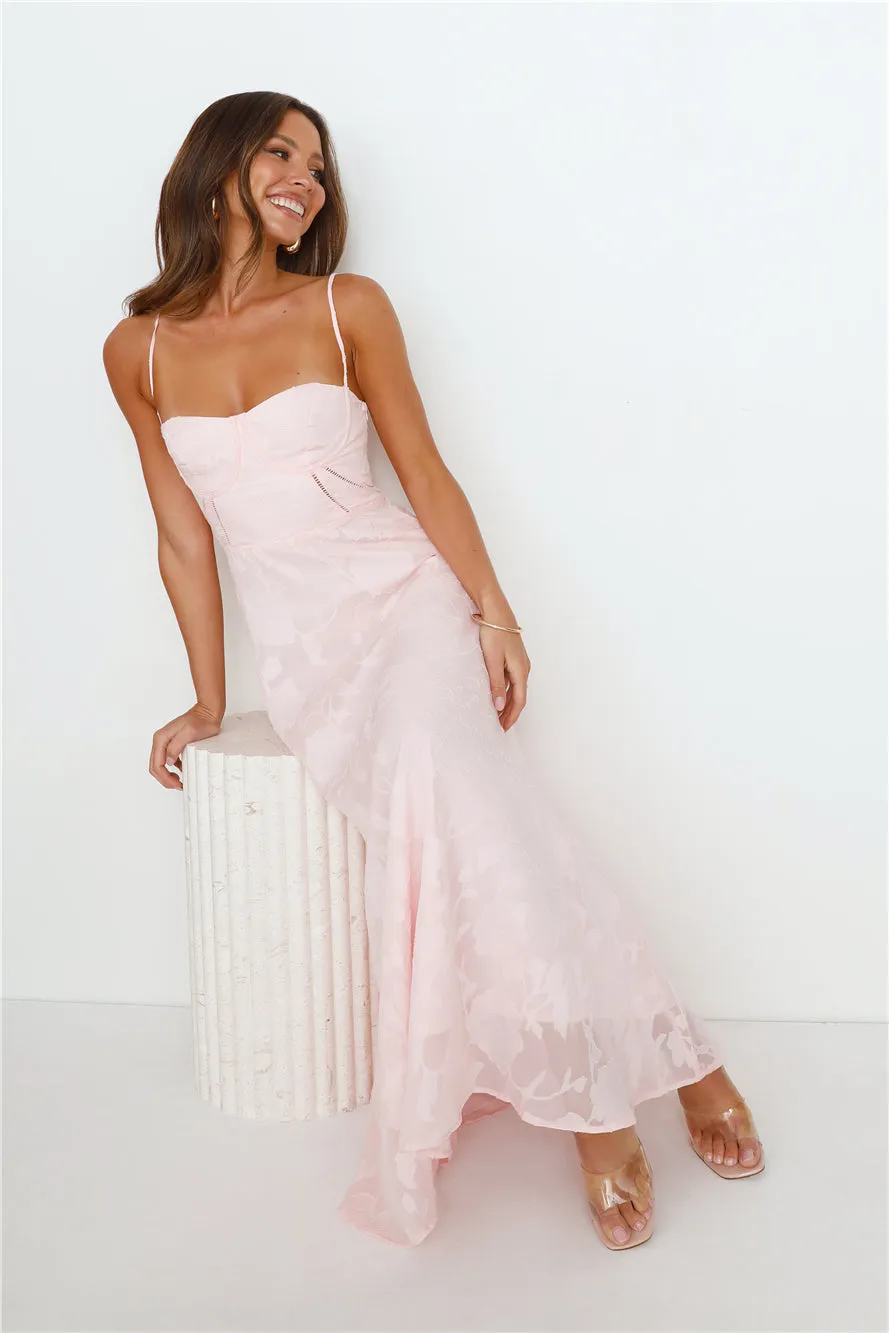 Softest Sand Maxi Dress Pink - elegeleges
