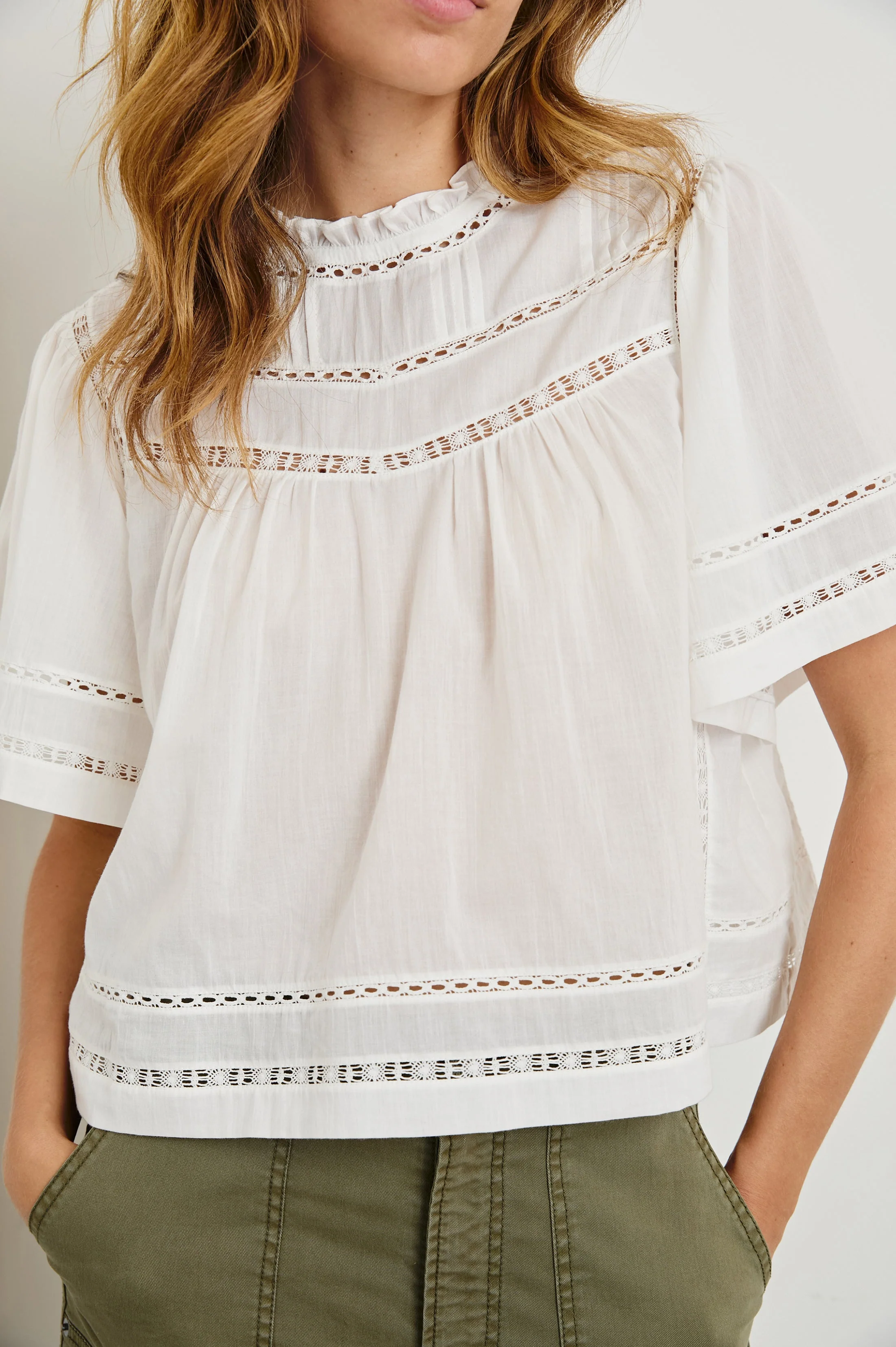 Daisy Top - White