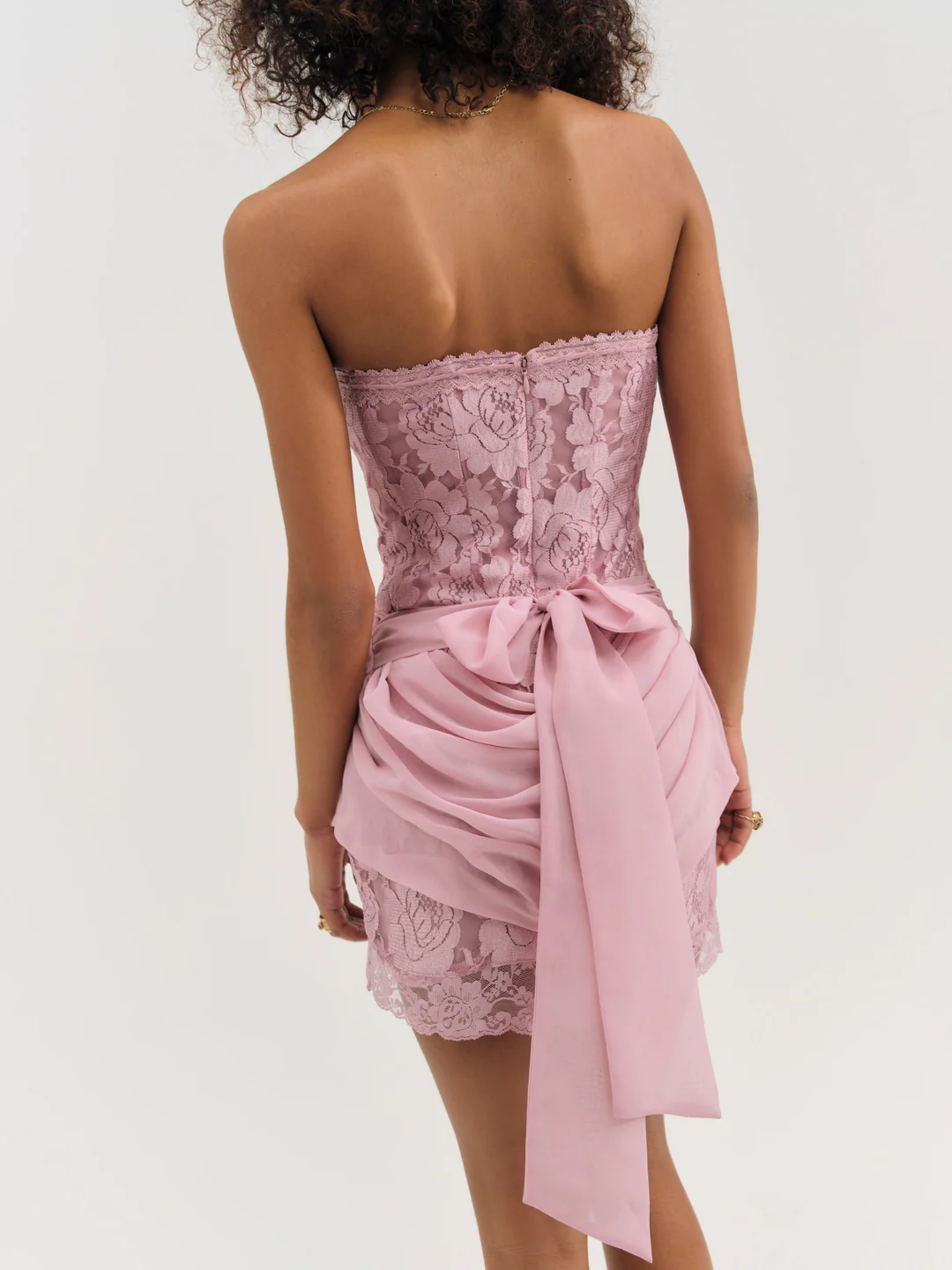 Claudia Rose Lace Micro Mini Dress