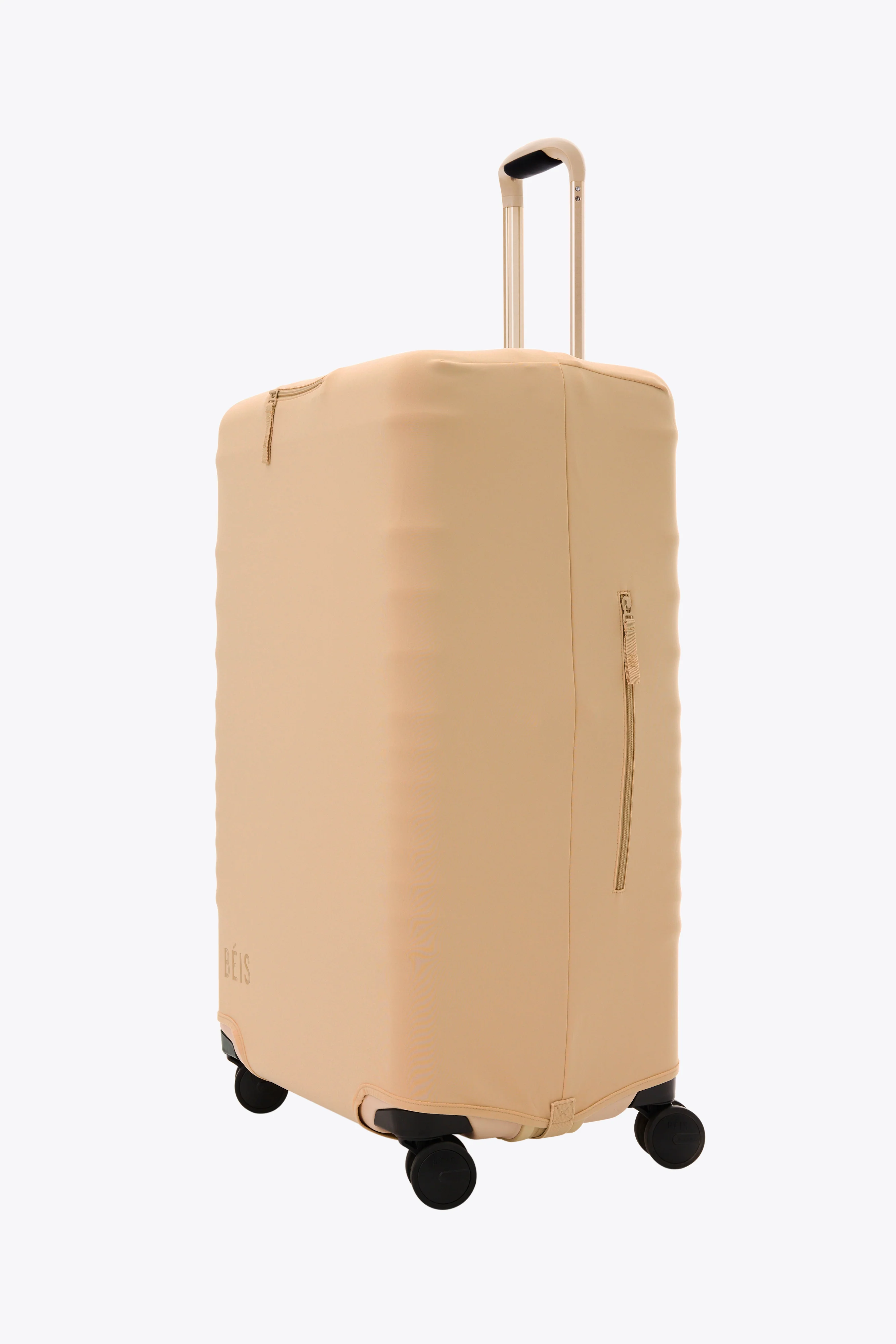 BEIS 'The Large Check-In Luggage Cover in Beige
