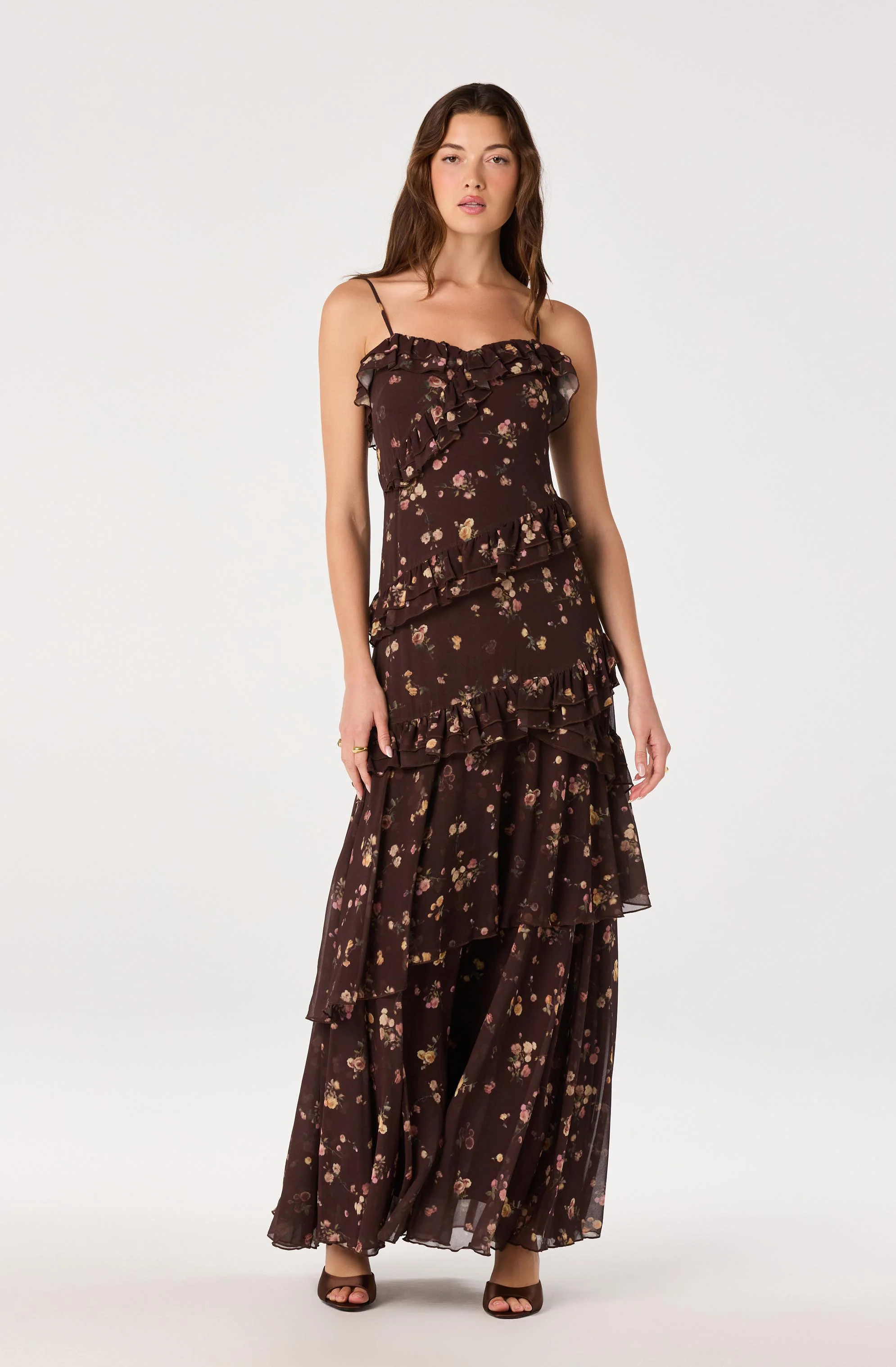 Journee Tiered Maxi Dress
