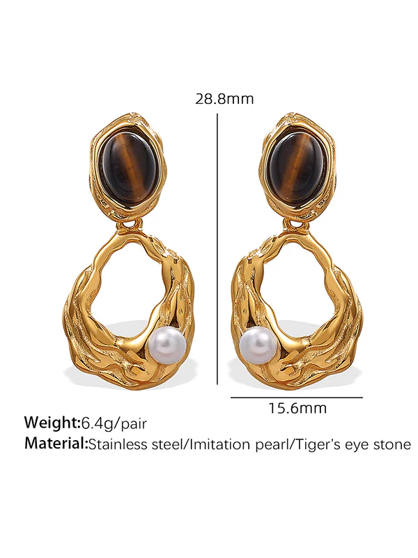 Geometric Drop Earrings