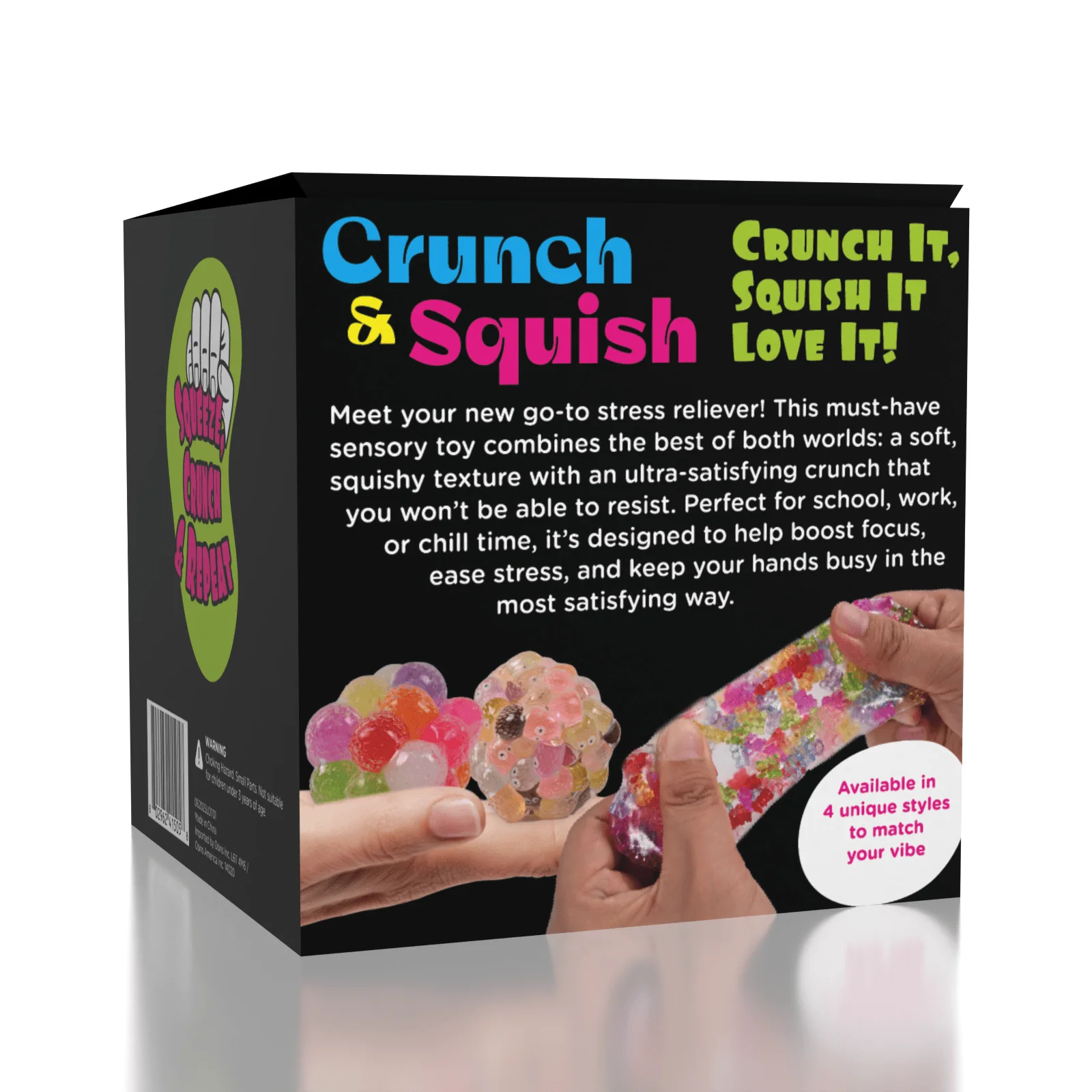 Crunch & Squish Candy Series Crunchy Squishies® Stress Ball Fidget Toy (1pc) Color Ships Assorted