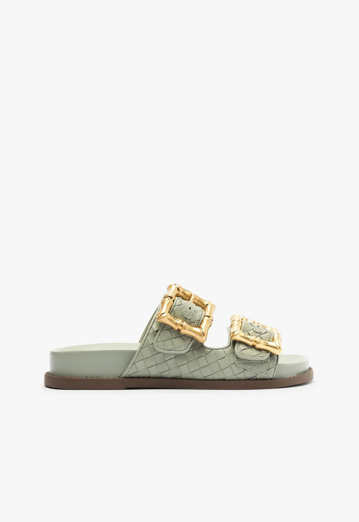 Enola Sporty Woven Leather Sandal