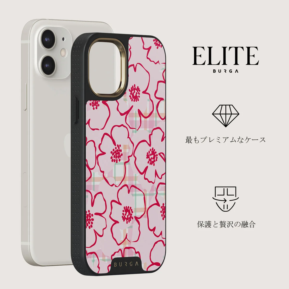 Flower Girl - iPhone 12 ケース