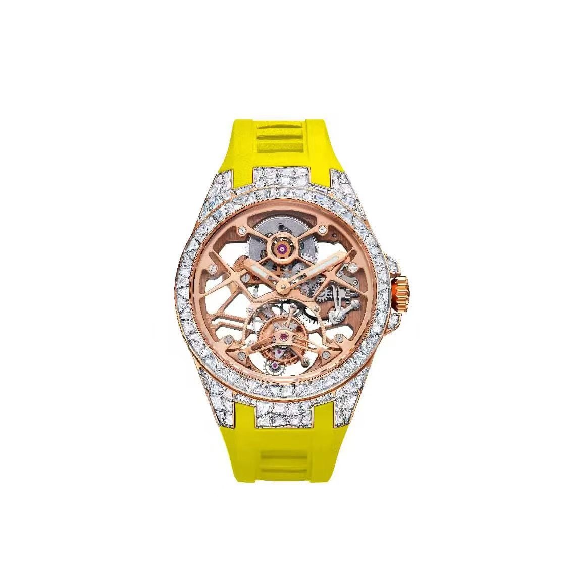 Wuyin Skeleton Tourbillon Watch – Manual, Sapphire, 44mm T850M