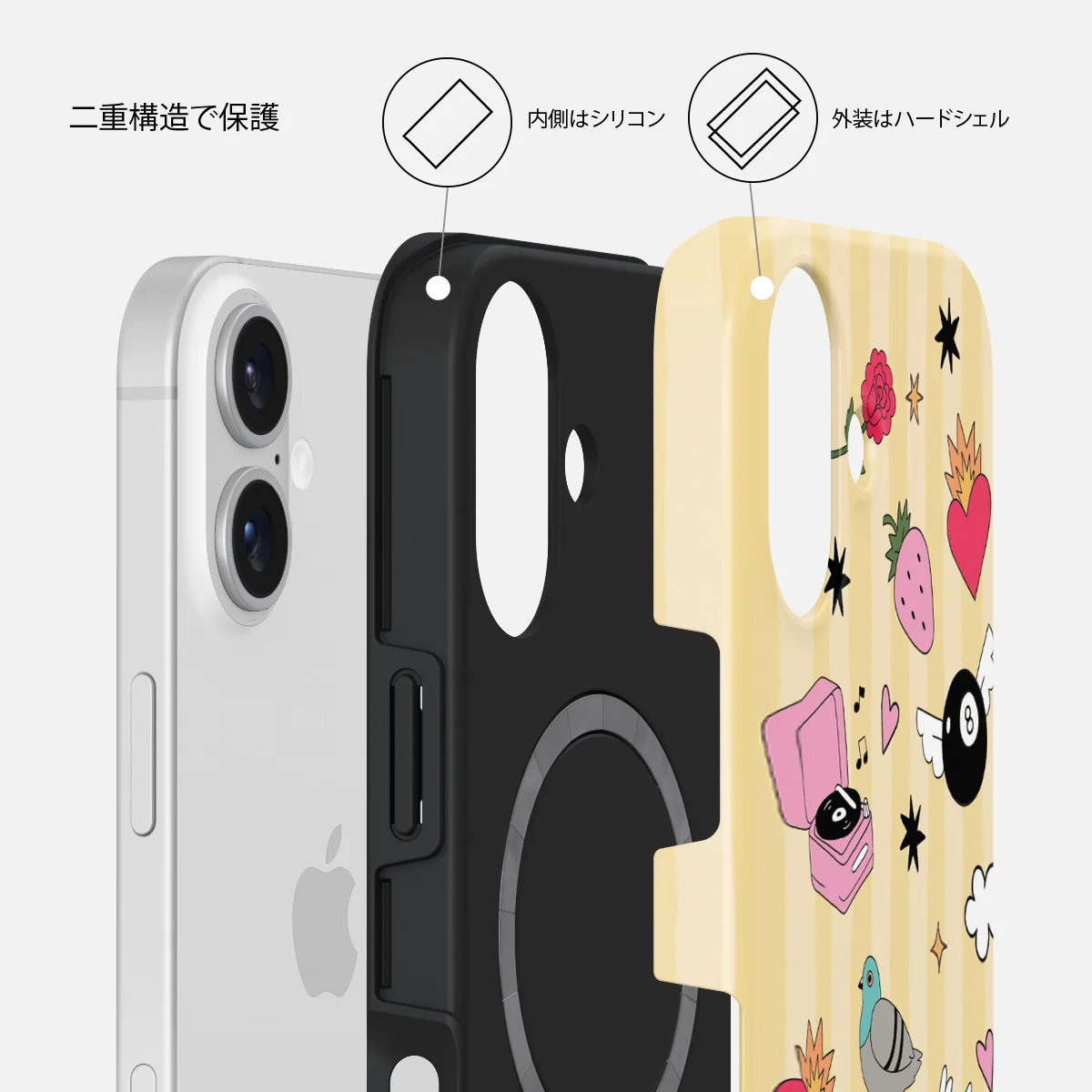 Side Quest - iPhone 16 ケース