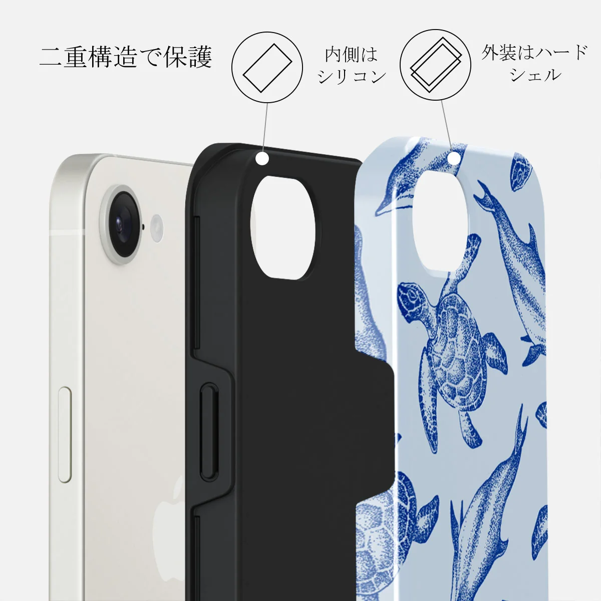 Aquatic Dance - iPhone 16e ケース
