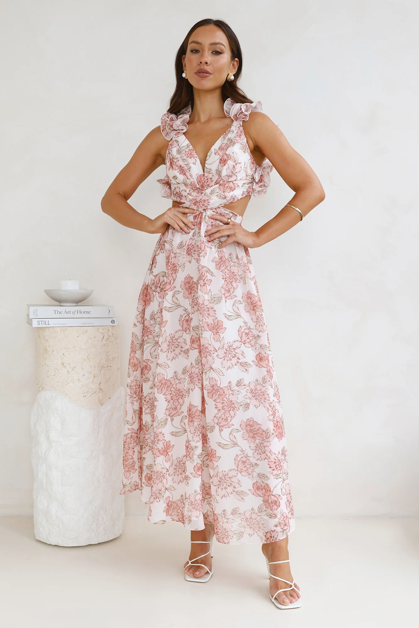 Extra Guest Maxi Dress Pink - luluinthesky